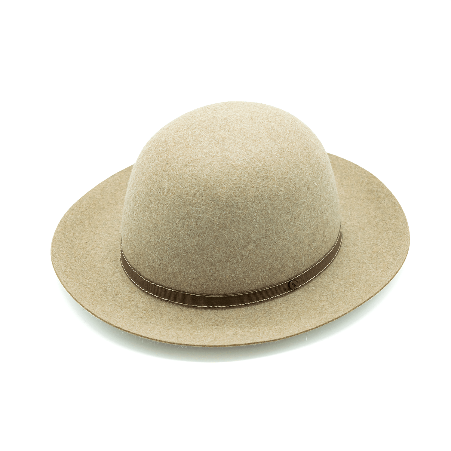 Doria 1905 Men's Neutrals Melange Lapin Felt Rolling Hat In Neutral