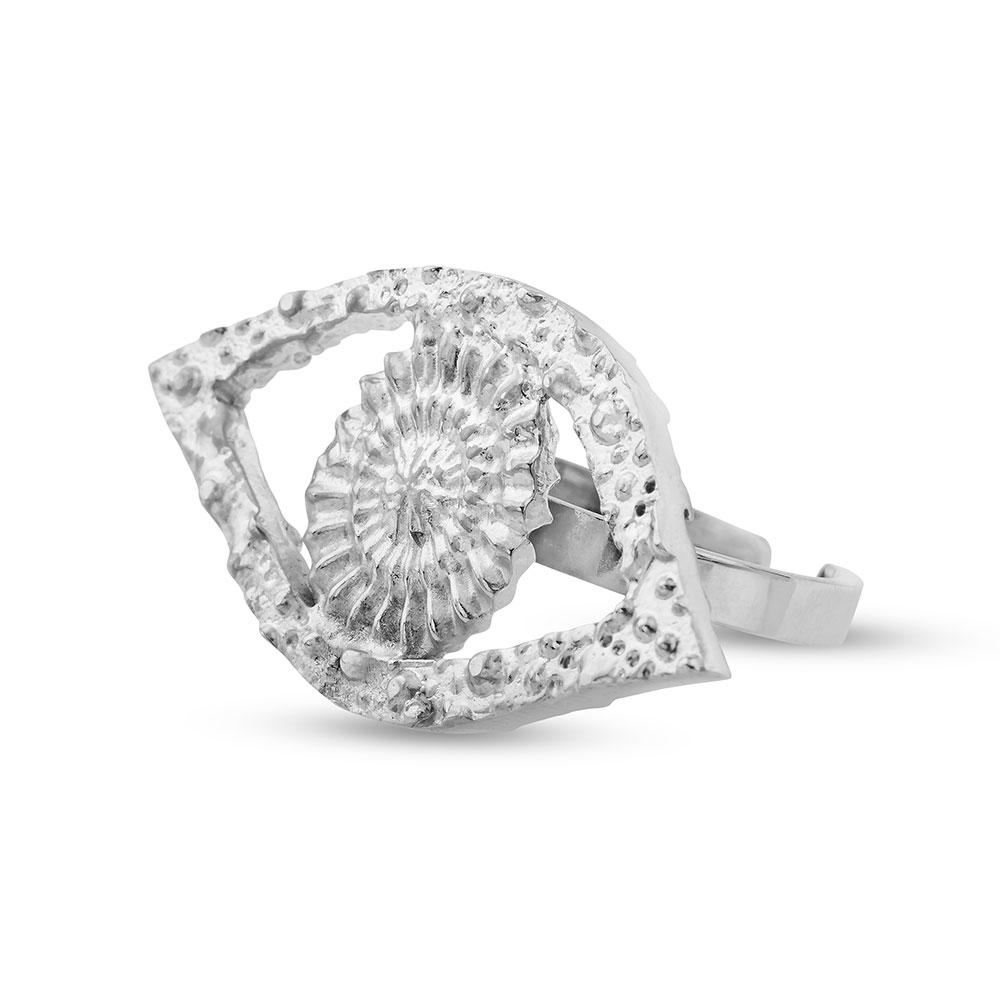 Sophie Simone Designs Women's Ring Ojo - Silver In Silver