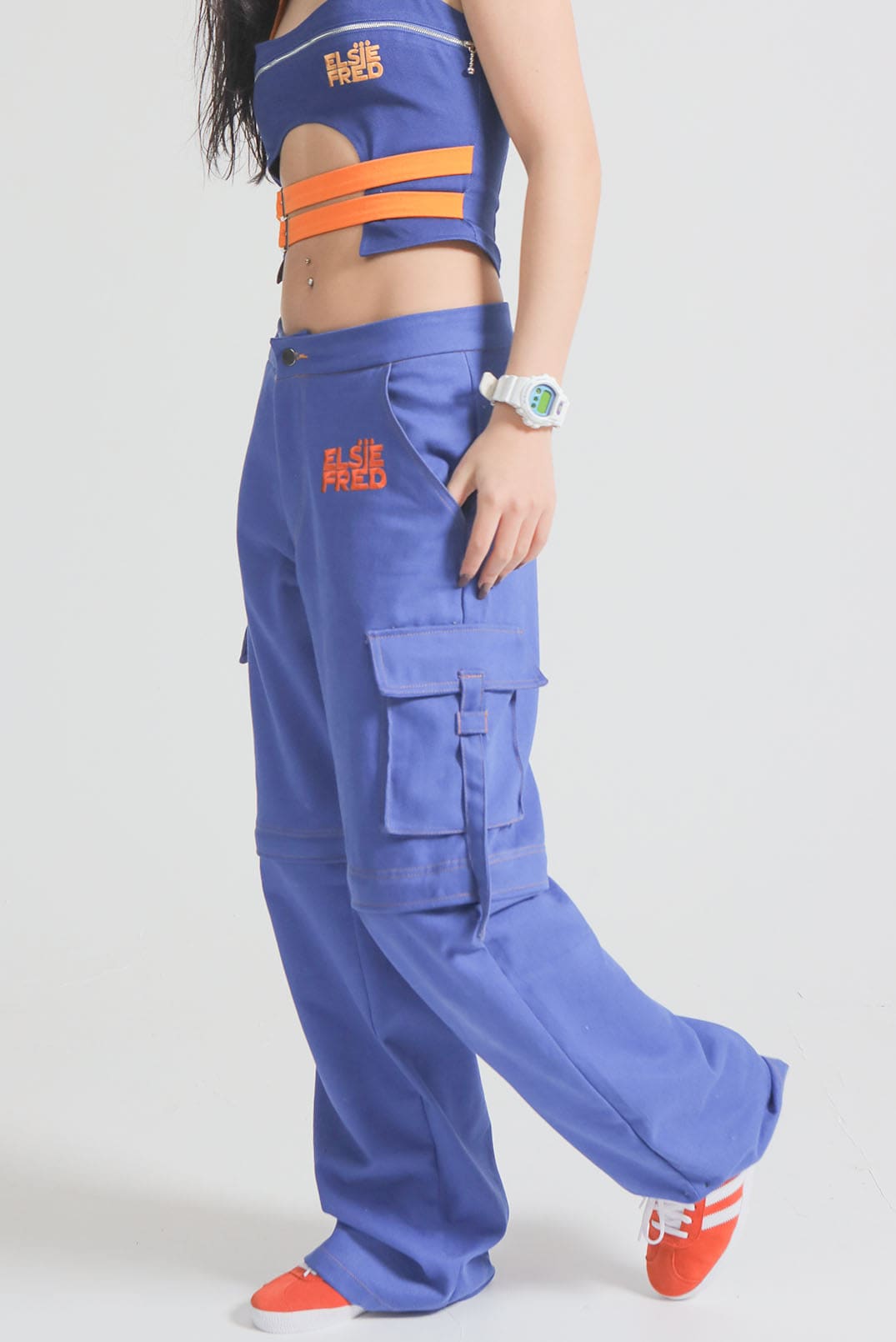 UTILITY CARGO PANTS - Cobalt