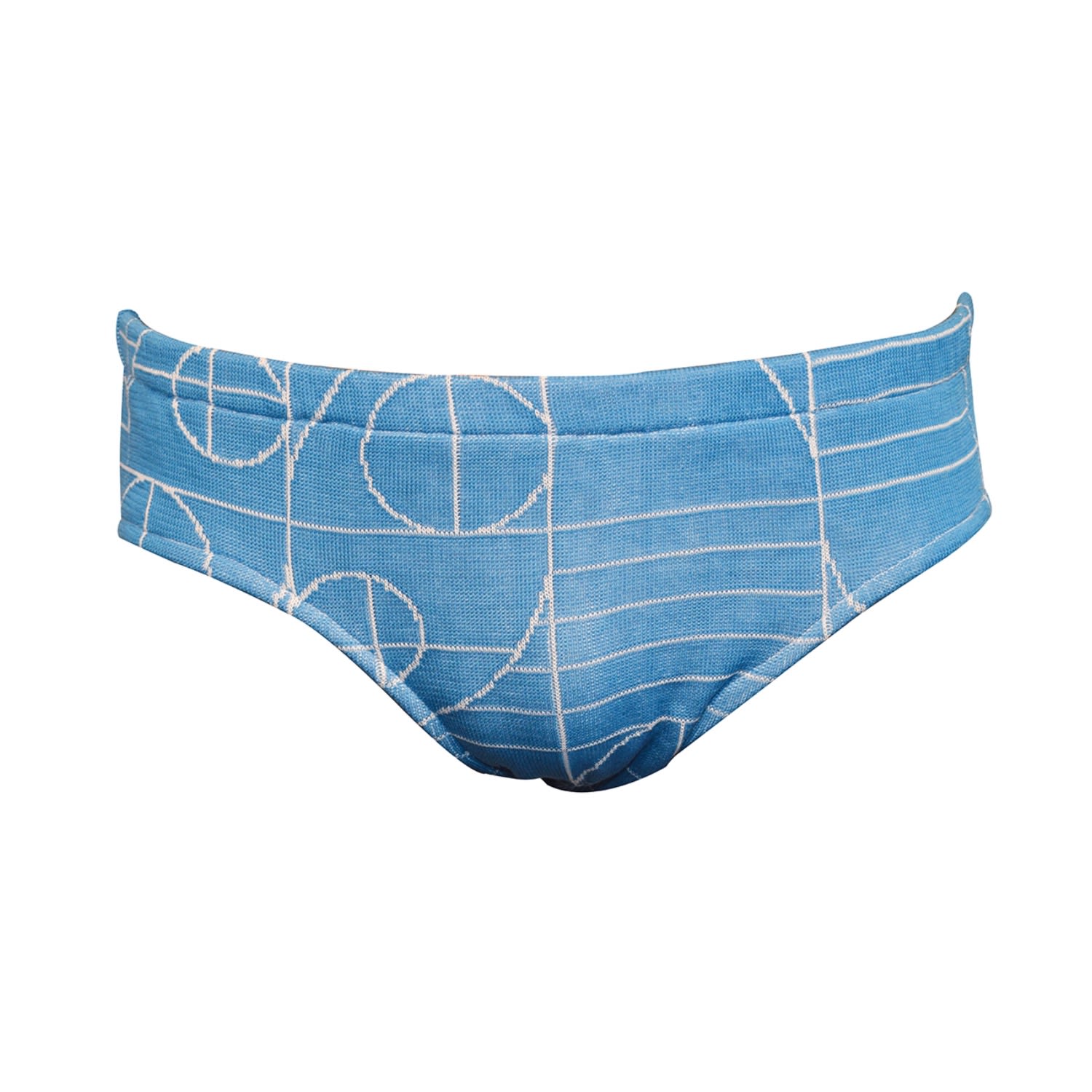 Men’s Blue / White Play Swim Brief - Blue Large Maria Aristidou