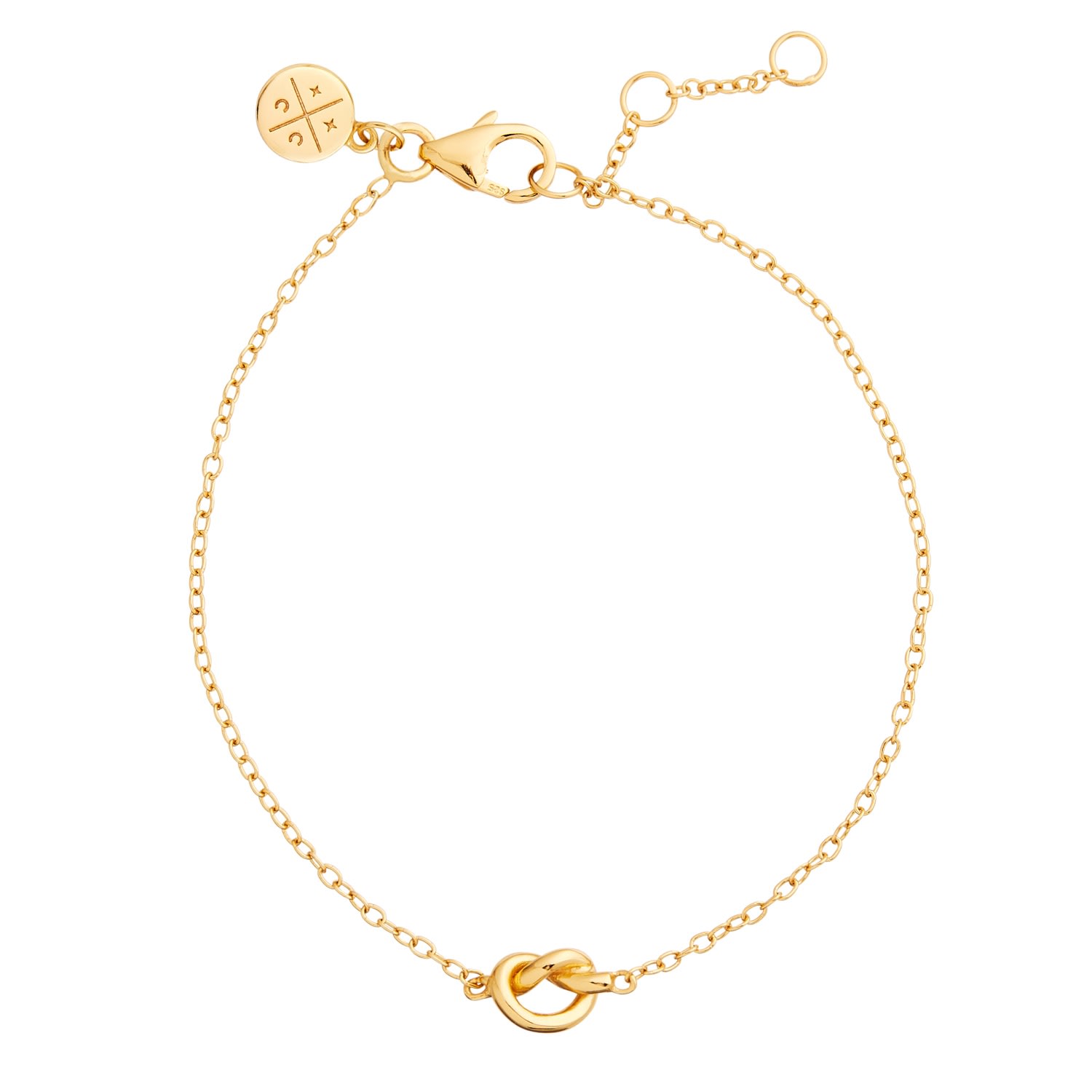 Women’s Love Knot Bracelet Gold Cartilage Cartel