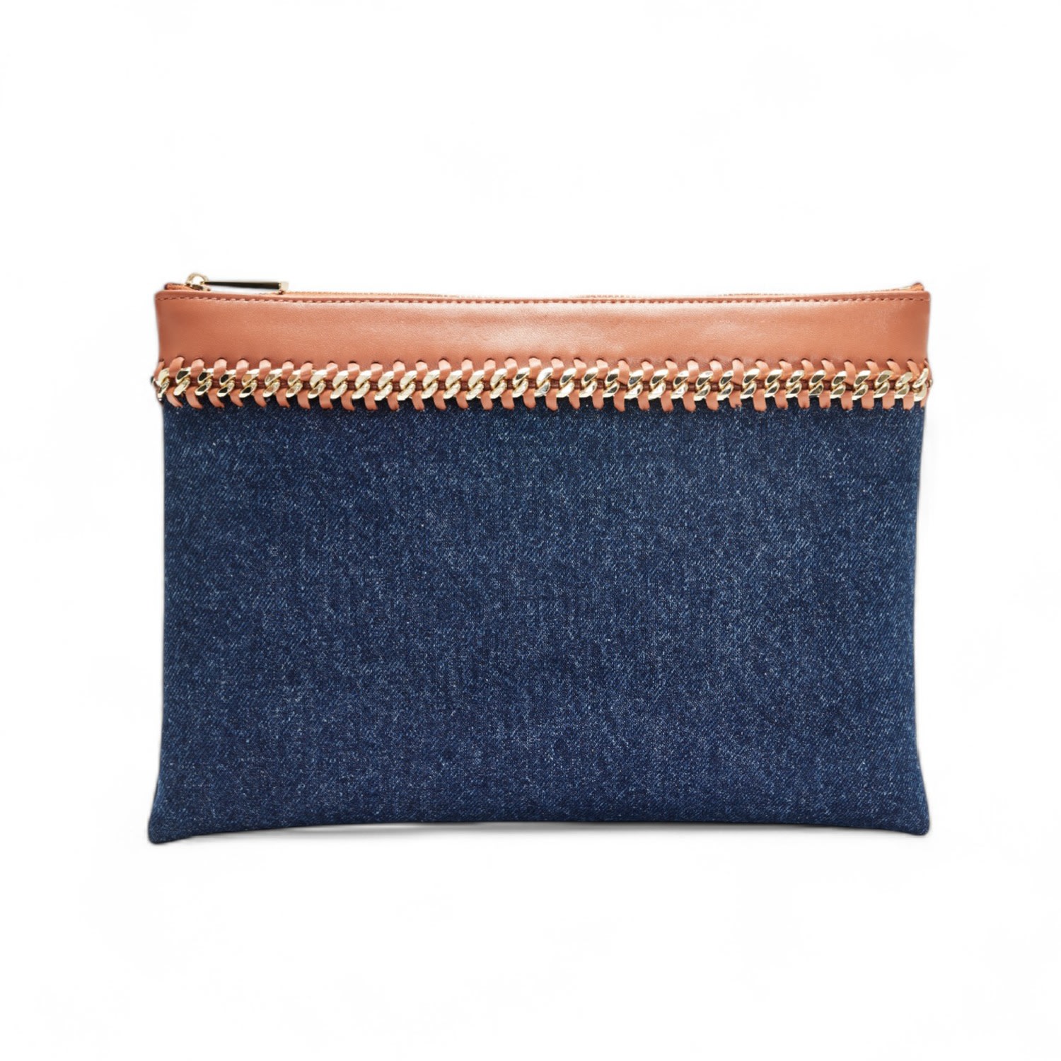 Otrera Women's Blue Chain Cltuch Jean In Blue