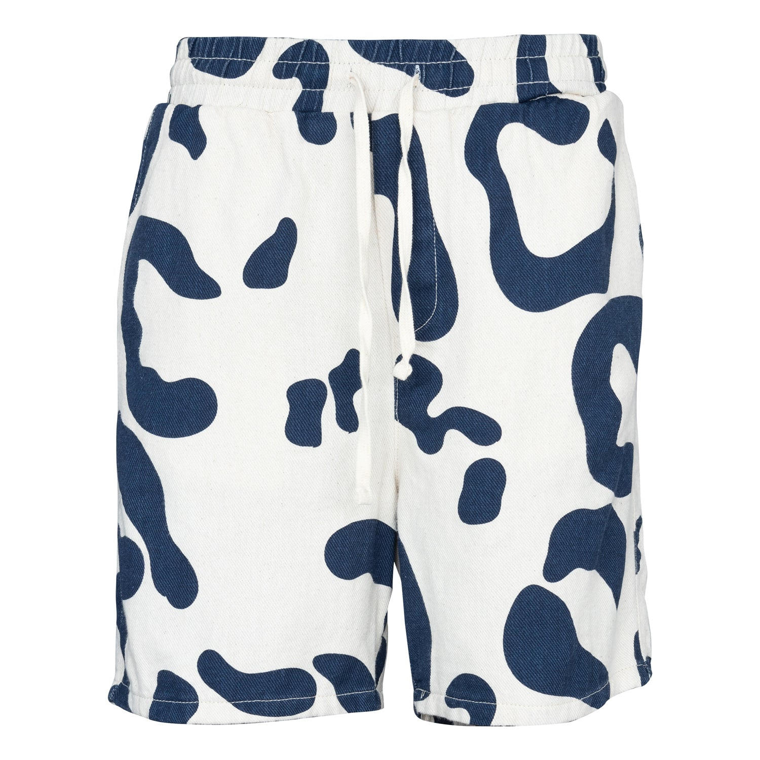 Snob Love Men's Blue / White Dalmatian Printed Sorts - Blue & White In Blue/white