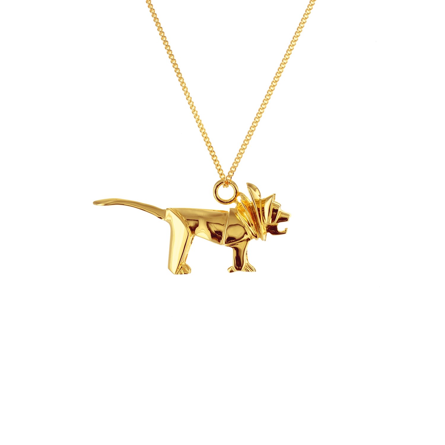 Women’s Mini Lion Gold Origami Jewellery