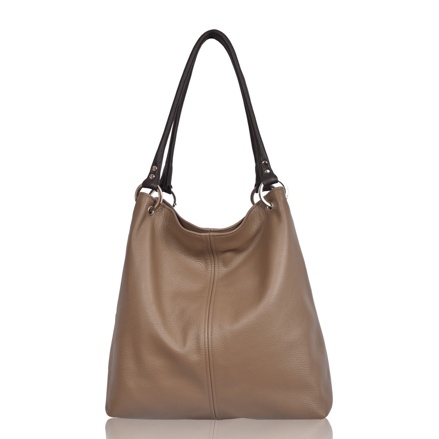 Women’s Brown Leather Shoulder Bag Dudley - Gopher Owen Barry