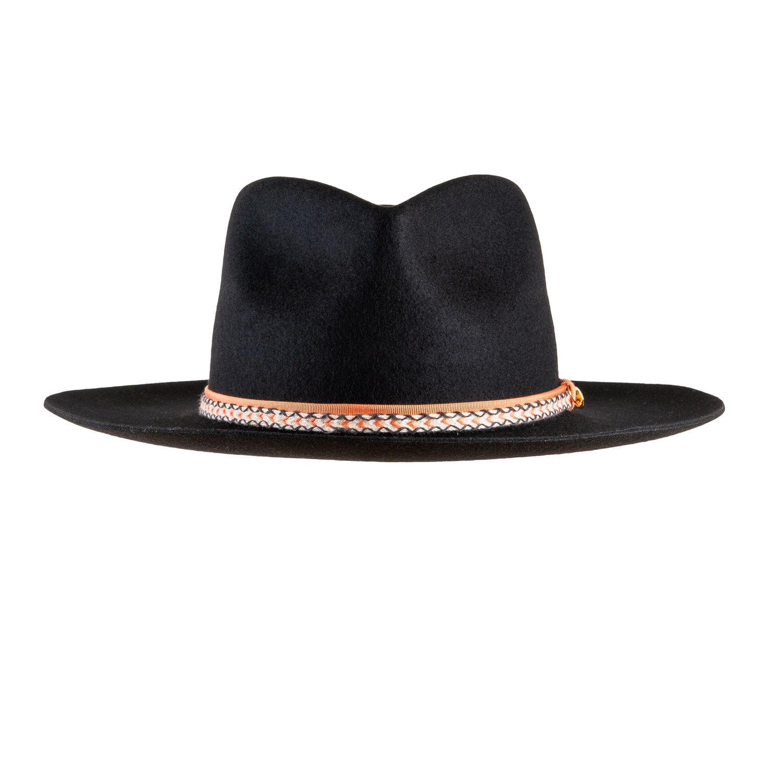 Shaded The Label Women's Hendra Black Wool Fedora Hat In Black