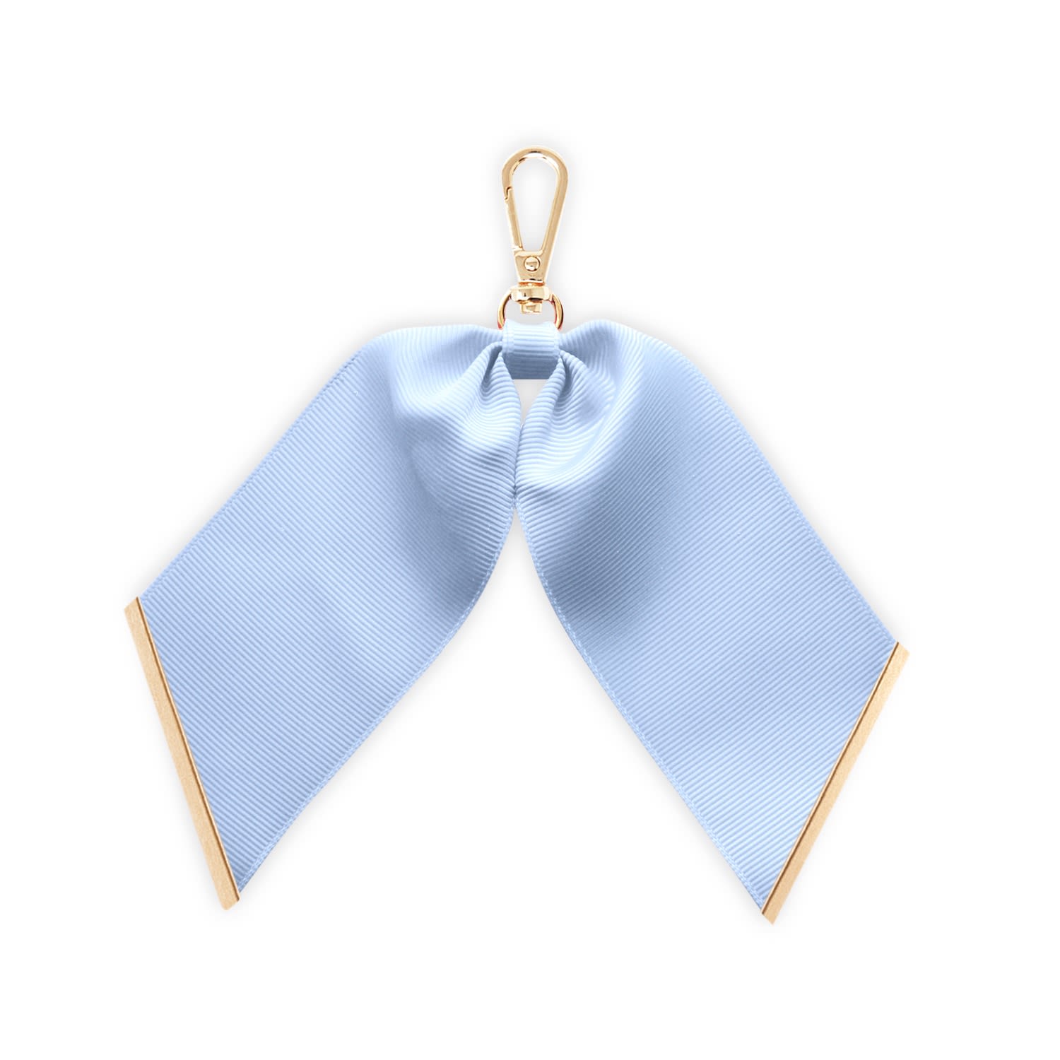 Harper Ribbon Keyring - Powder Blue One Size Jlr London