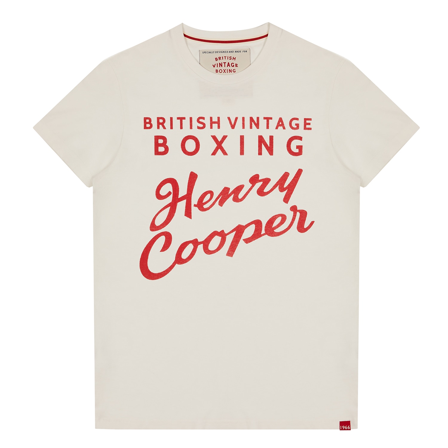 Men’s White Henry Cooper 1966 Training Camp T-Shirt Extra Small British Vintage Boxing