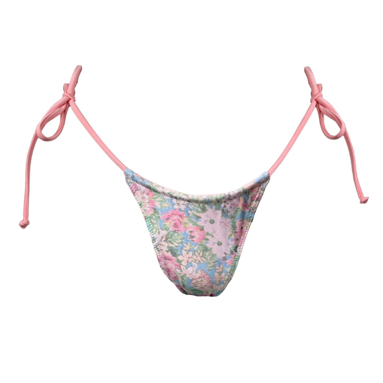 Nara Swim Women's Blue / Pink Alia Reversible Bottoms // Lana In Multi