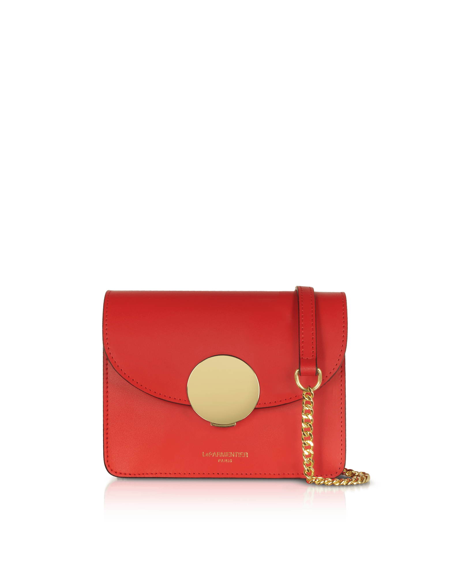 Le Parmentier Women's New Ondina Mini Shoulder Bag - Red In Red
