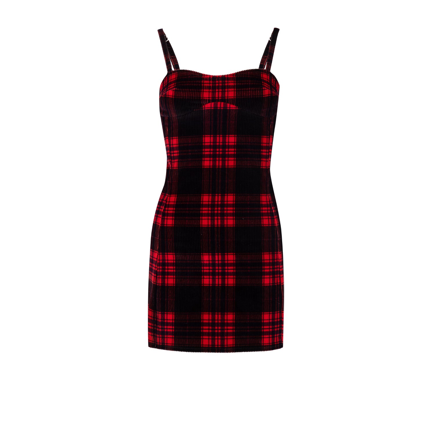 strapless open back dress SOMESOWE Plaid Irregular Waist-Cinching Spaghetti Strap Dress – CHINASQUAD