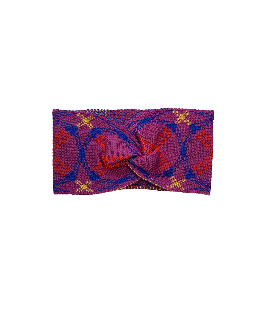 Mabli Women's Purple / Red Sêr Headband - Violet Dream In Multi