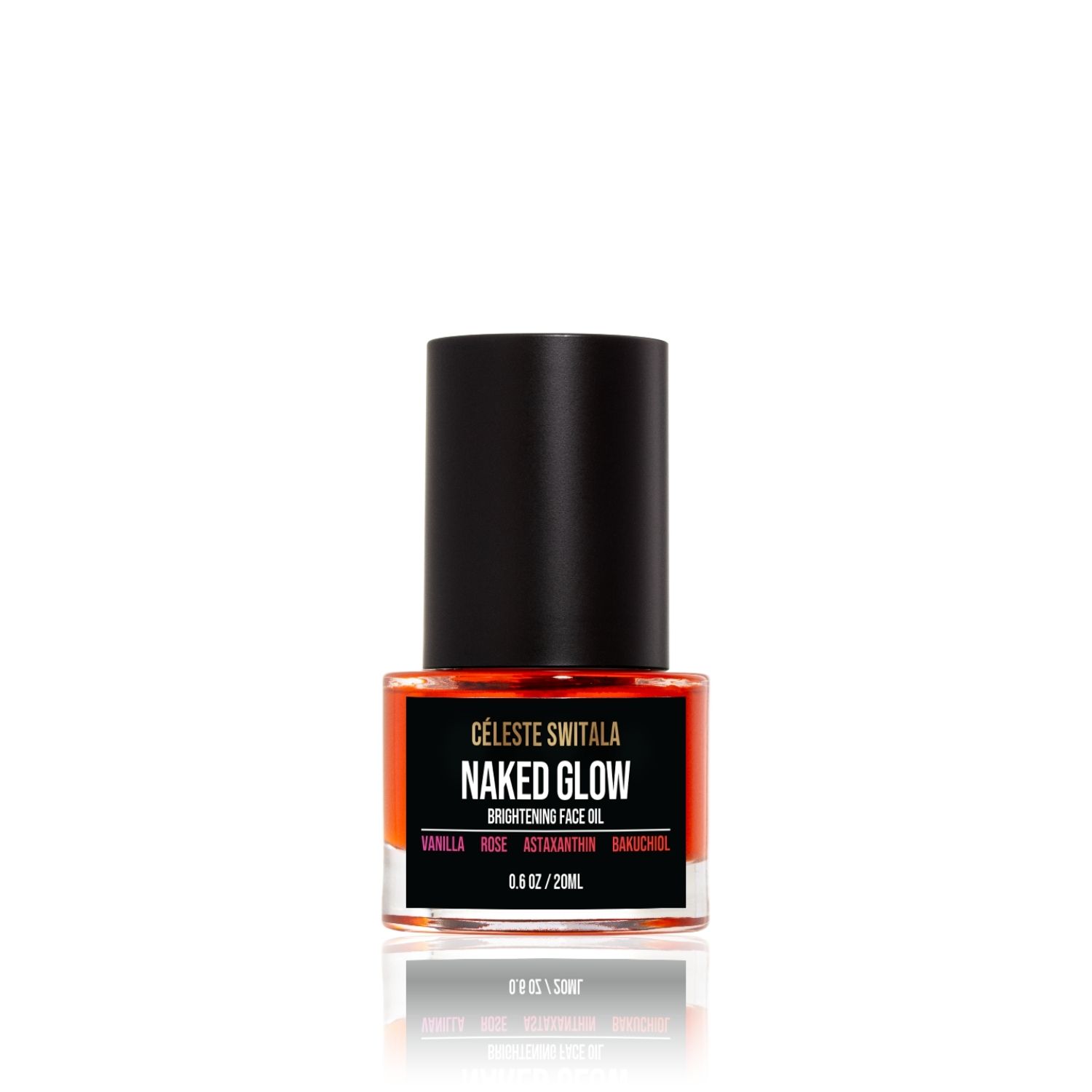 Céleste Switala Orange / Red Naked Glow Brightening Face Oil 0.6 oz / 20ml In Multi