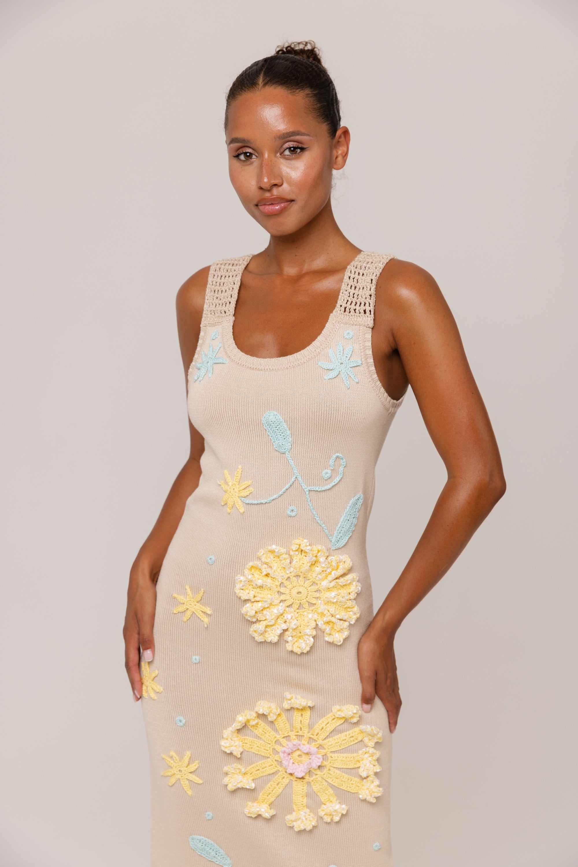 daisy knit dress ANDREEVA maxidresses