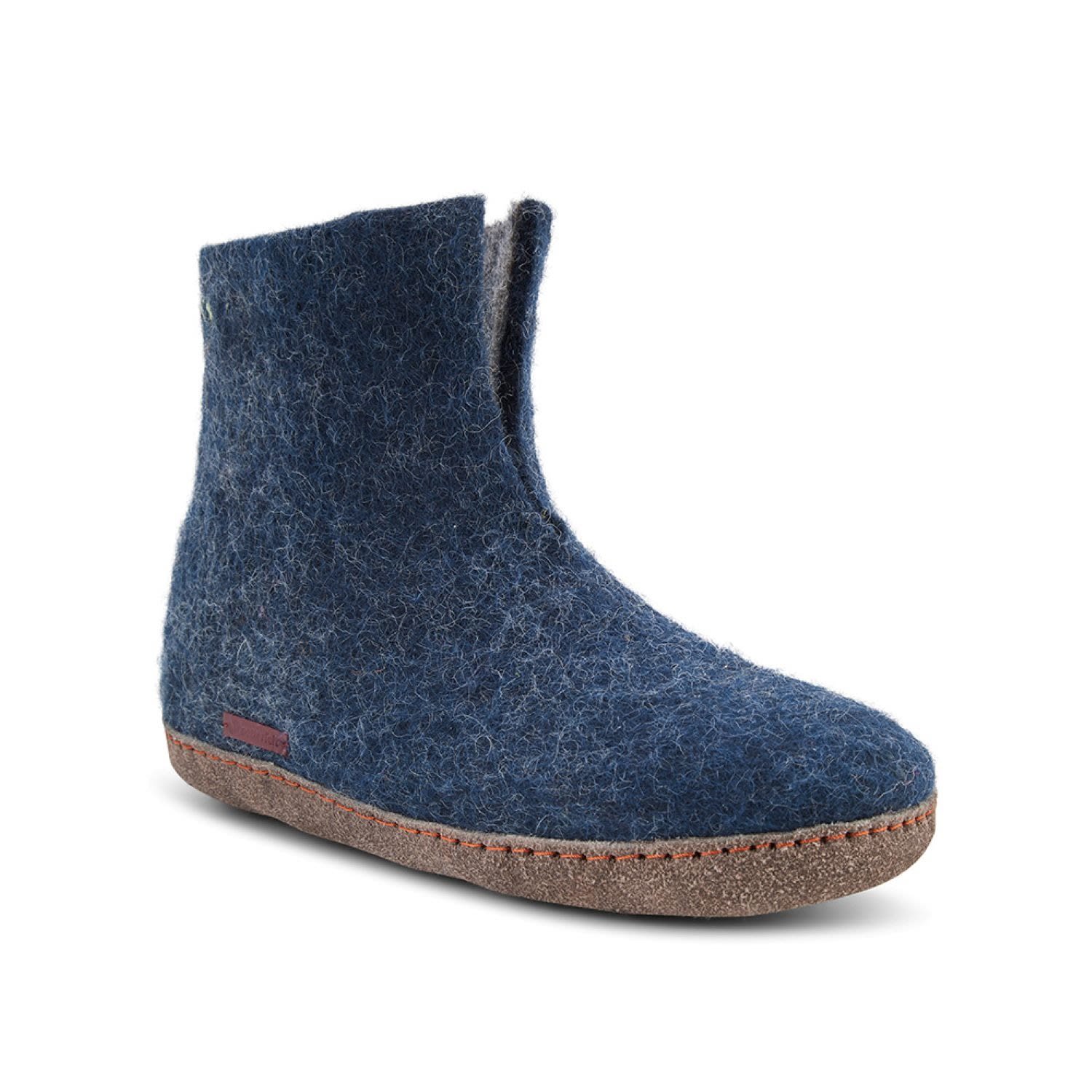 Betterfelt Blue Men's High Boot - Navy With Suede Sole In Blue