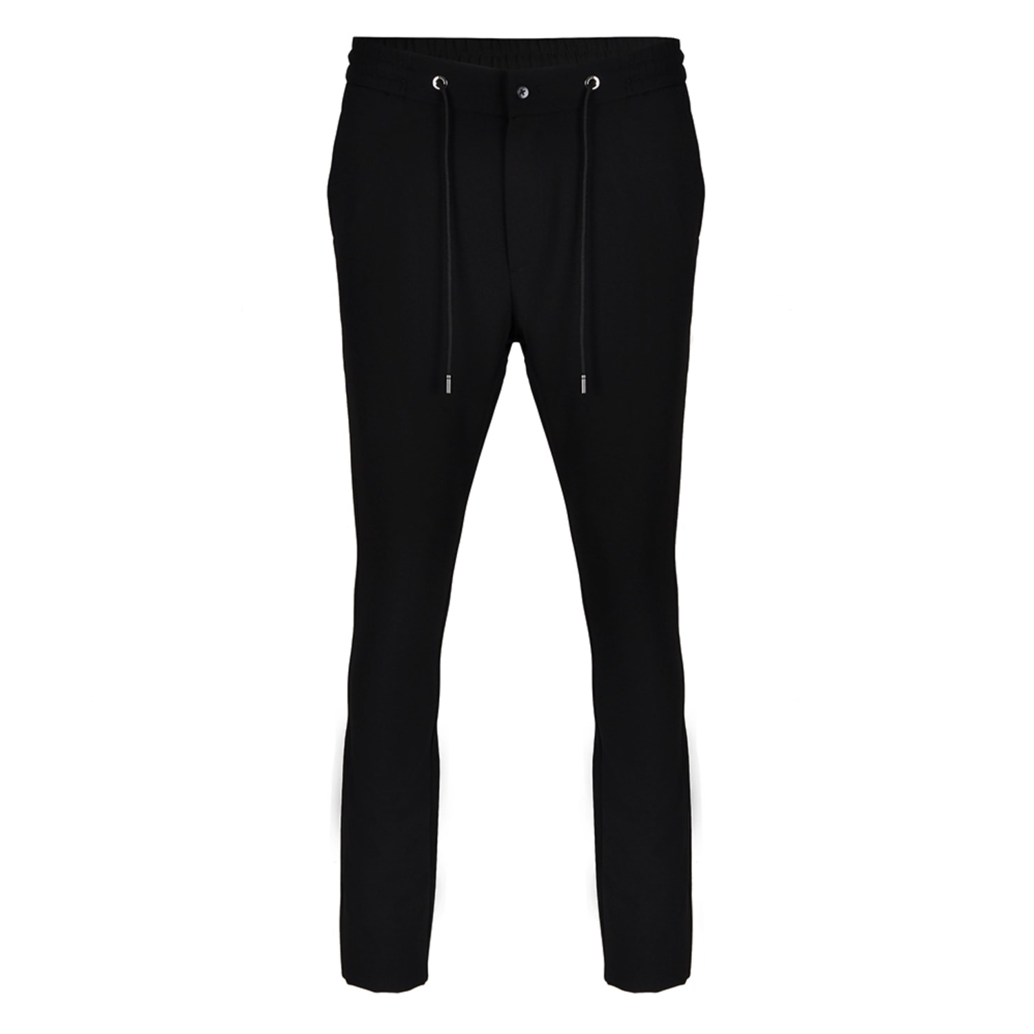 Men’s Plain Drawstring Trouser - Black 34" David Wej