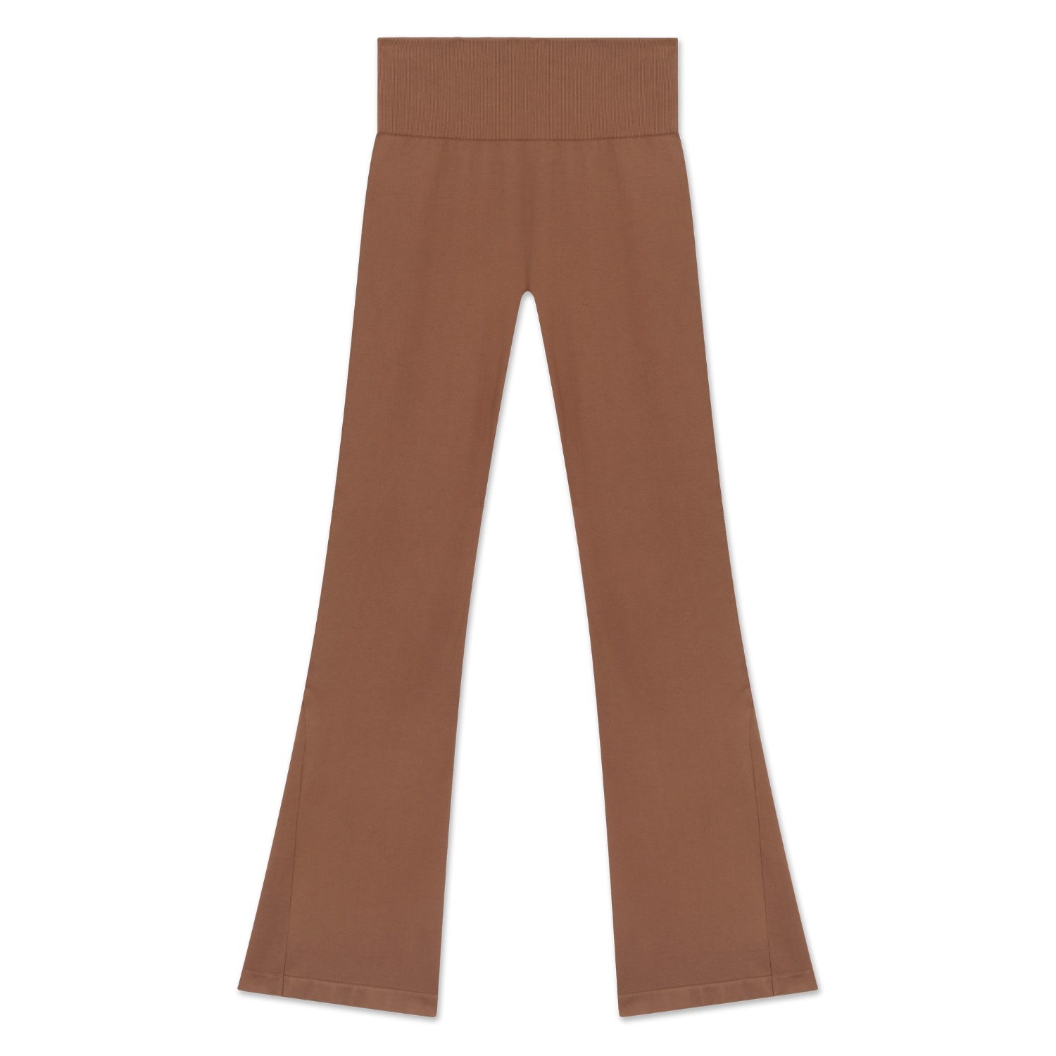 Jilla Active Women's Brown Radiance Flare Leggings - Cinnamon In Brown