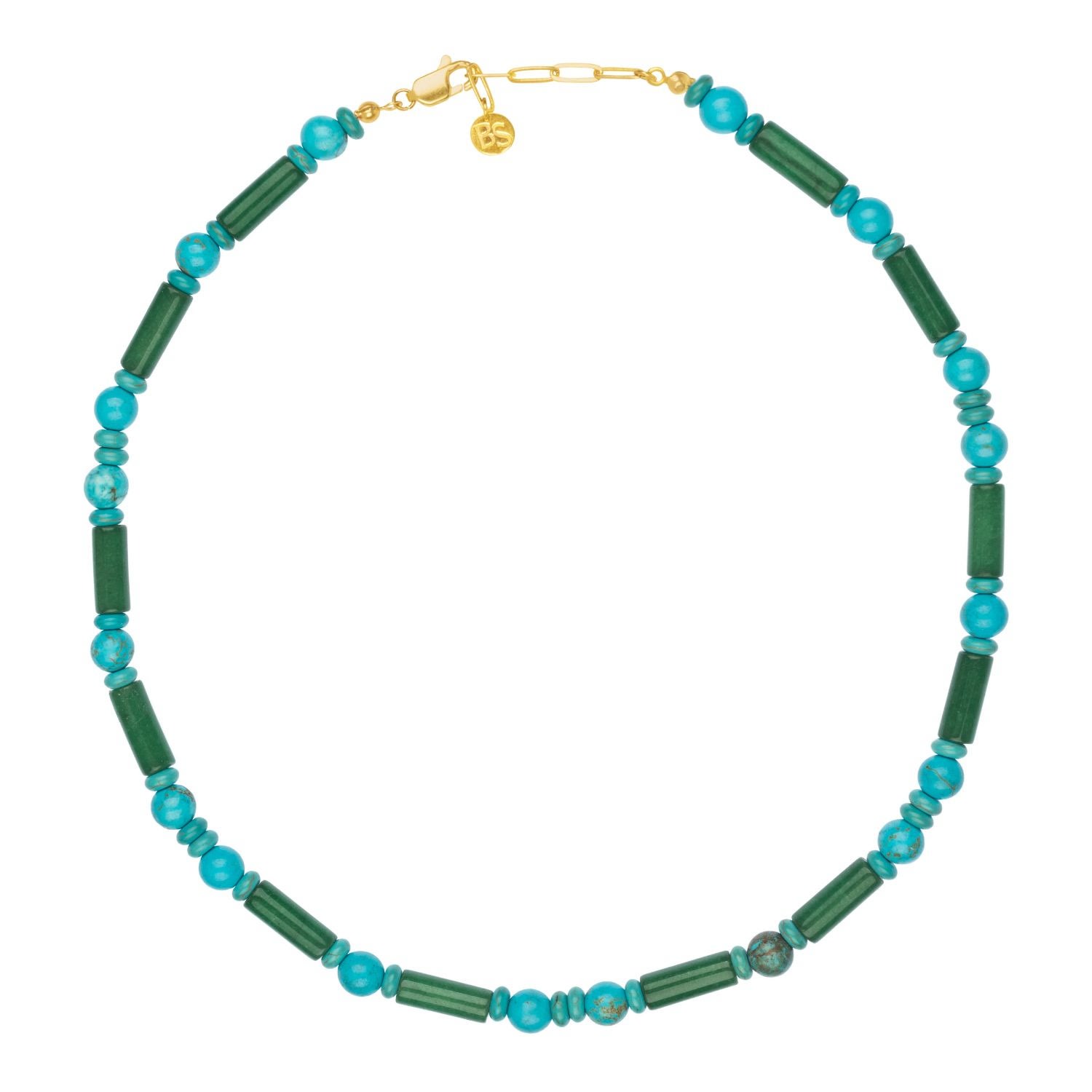 Women’s Gold / Green / Blue Lovesick Necklace Bonjouk Studio