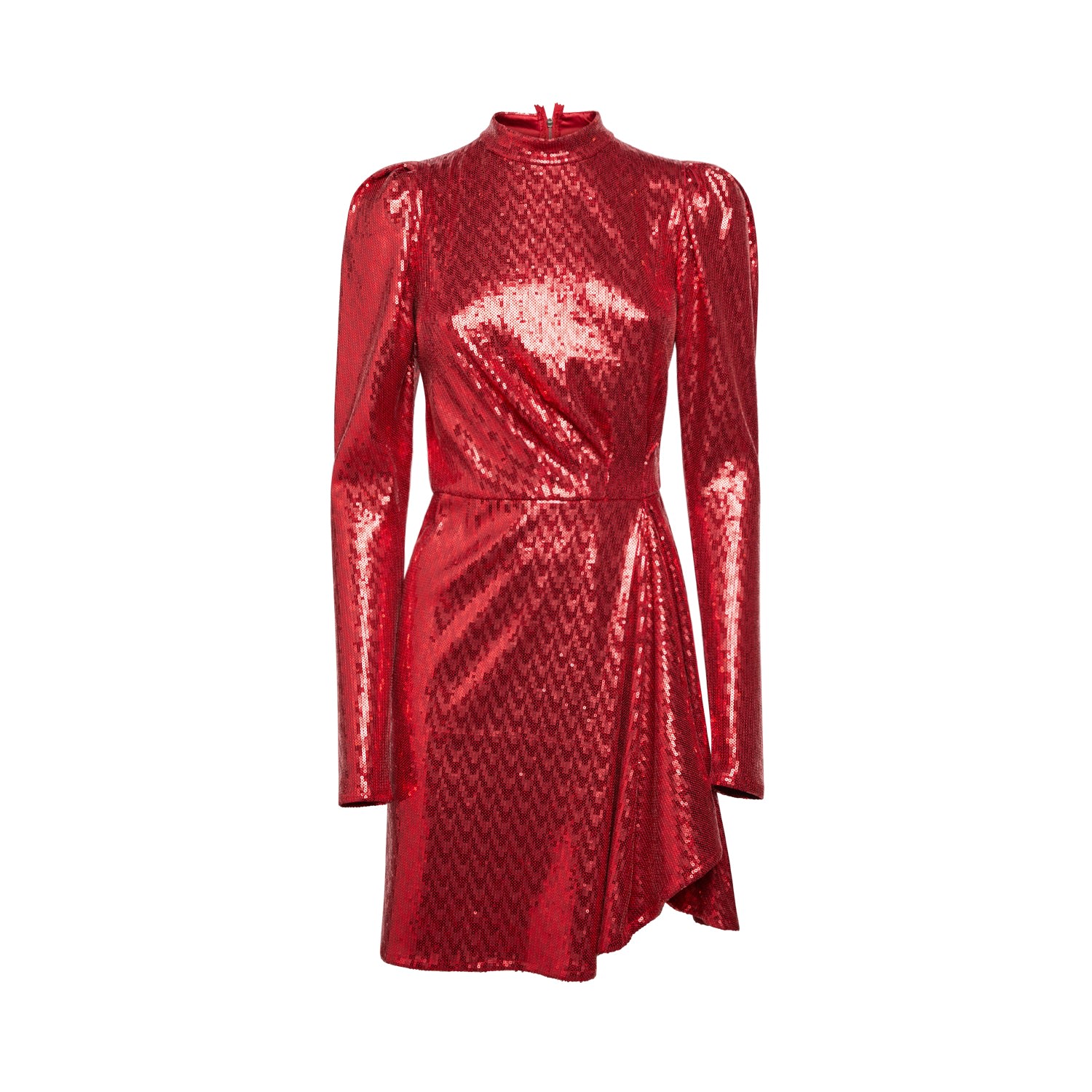 Women’s London Red Sequin Dress Small Sveta Milano