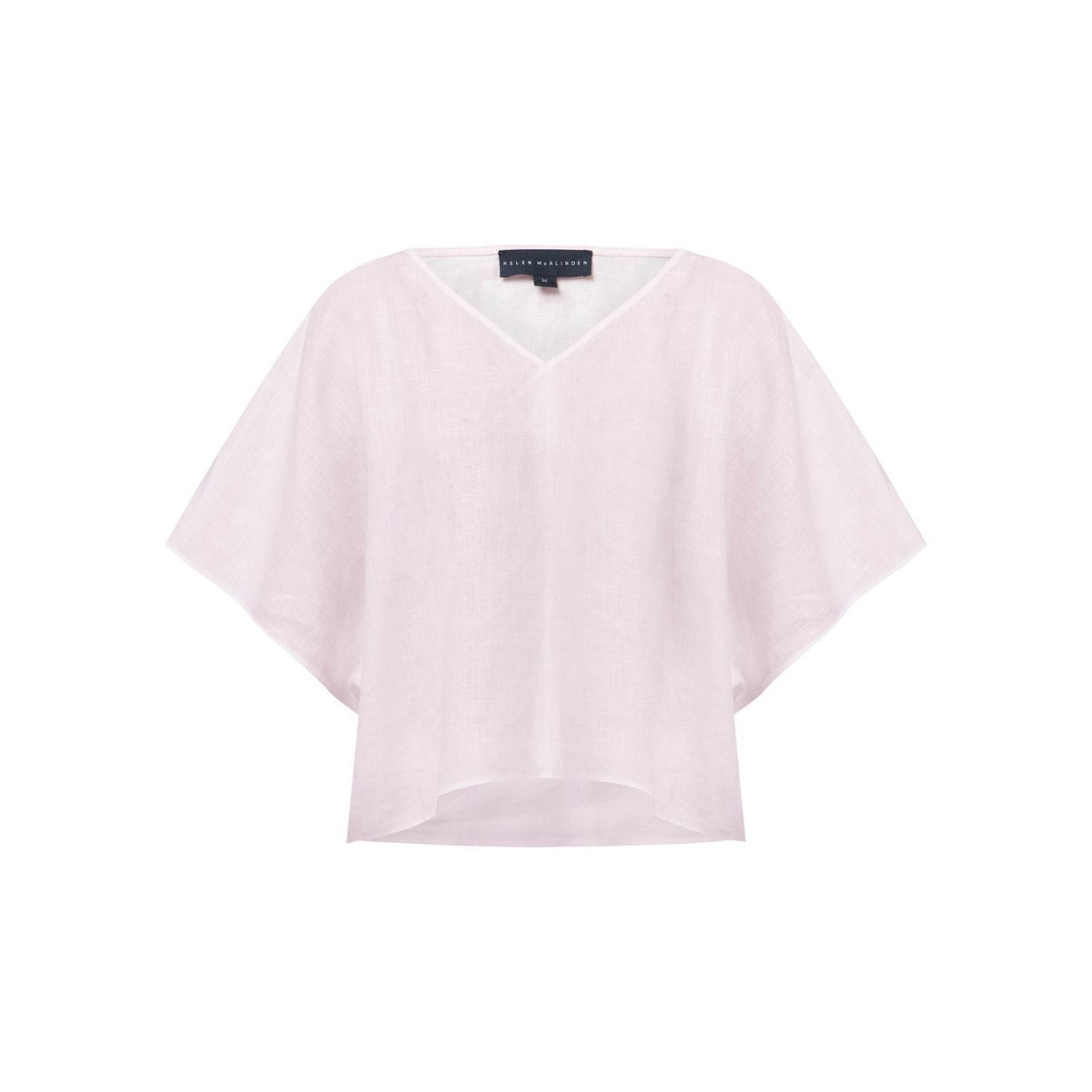 Women’s Pink / Purple Quinn Pink Linen Top Small Helen Mcalinden