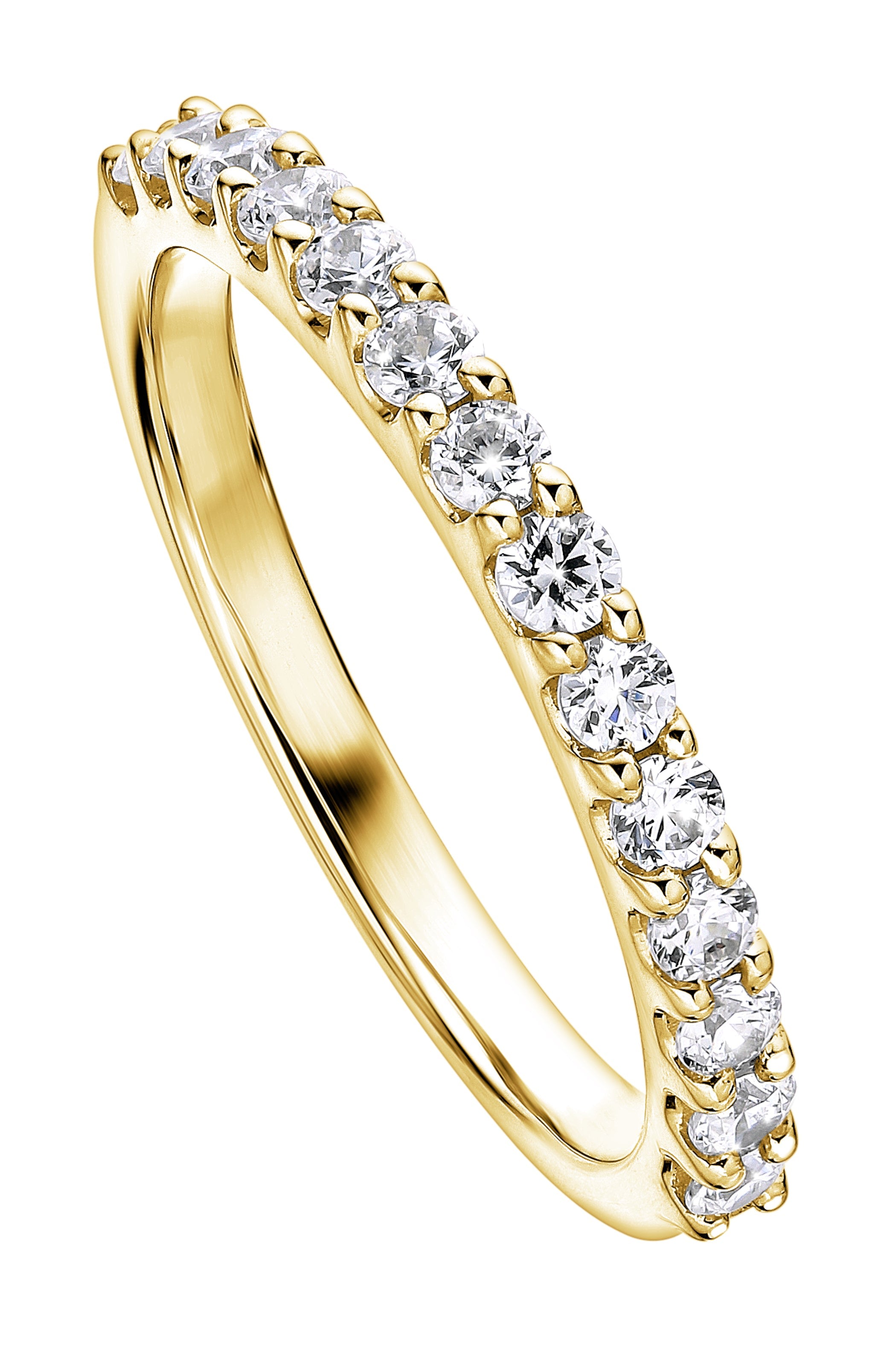 Women’s Odette Yellow Gold Half Carat Lab Grown Diamond Ring Created Brilliance