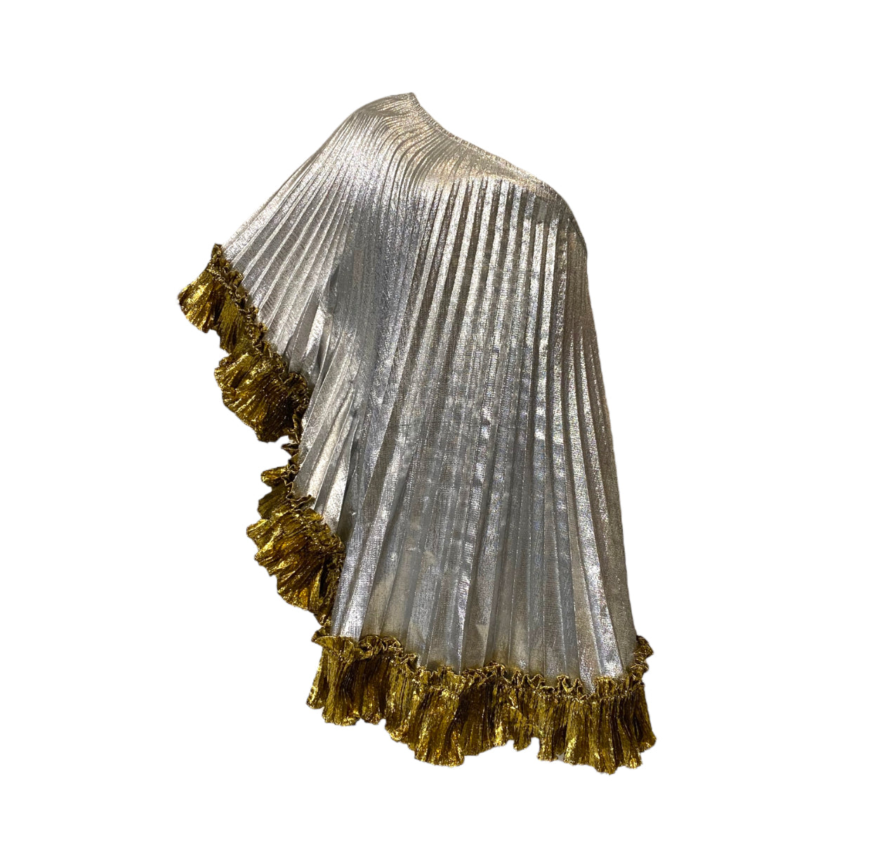 Luxe Lady Mini Two Tone Silver With Gold Ruffles One Size Julia Clancey