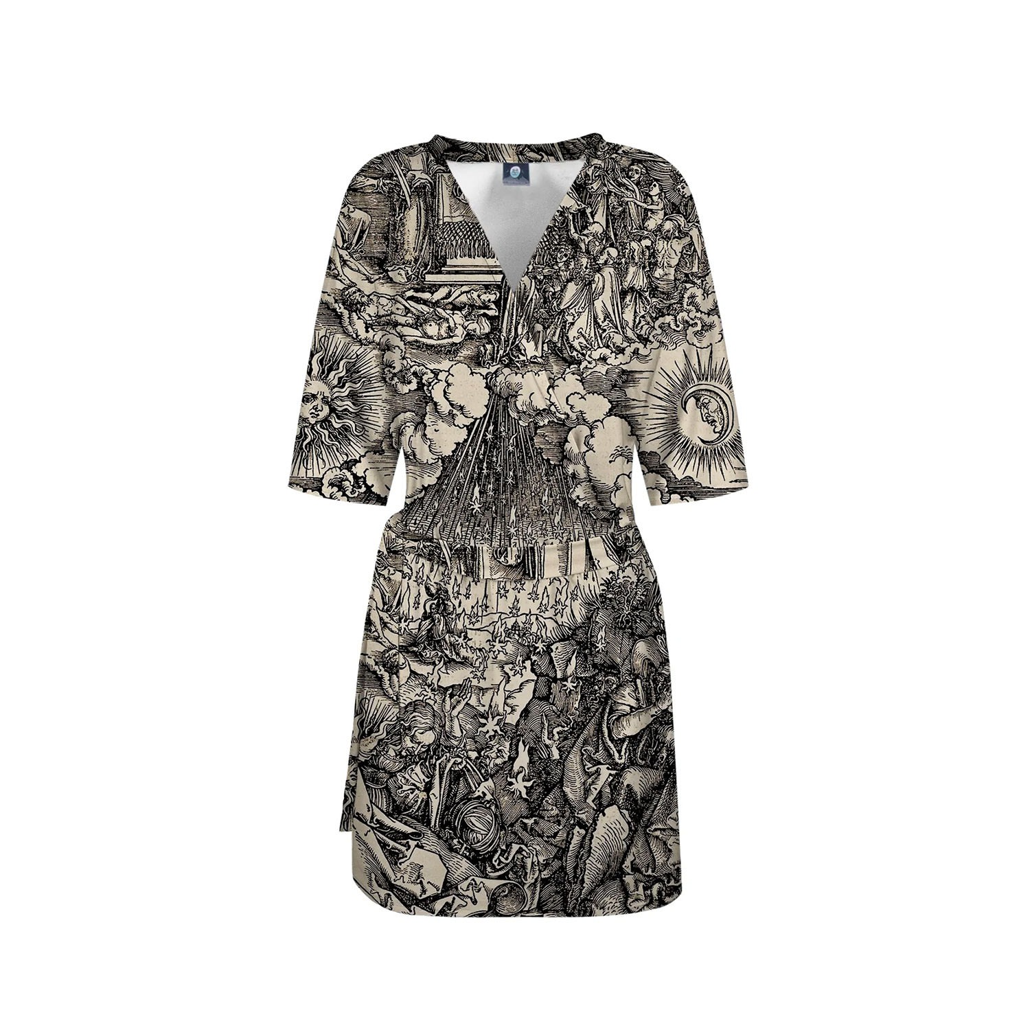 Aloha From Deer Women's Brown Durer Series Fifth Seal Envelope Dress In Brown