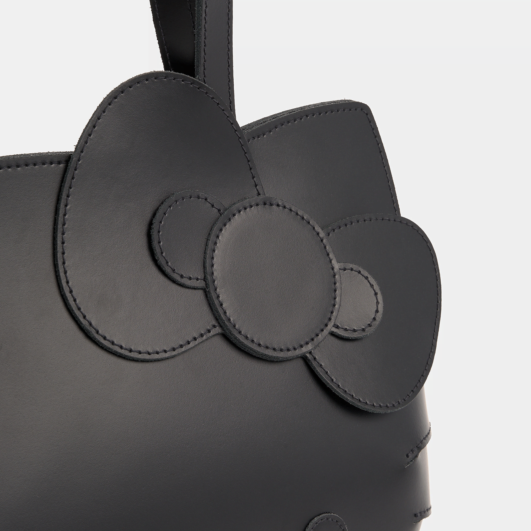 The Hello Kitty Face Tote - Black | Cambridge Satchel | Wolf & Badger
