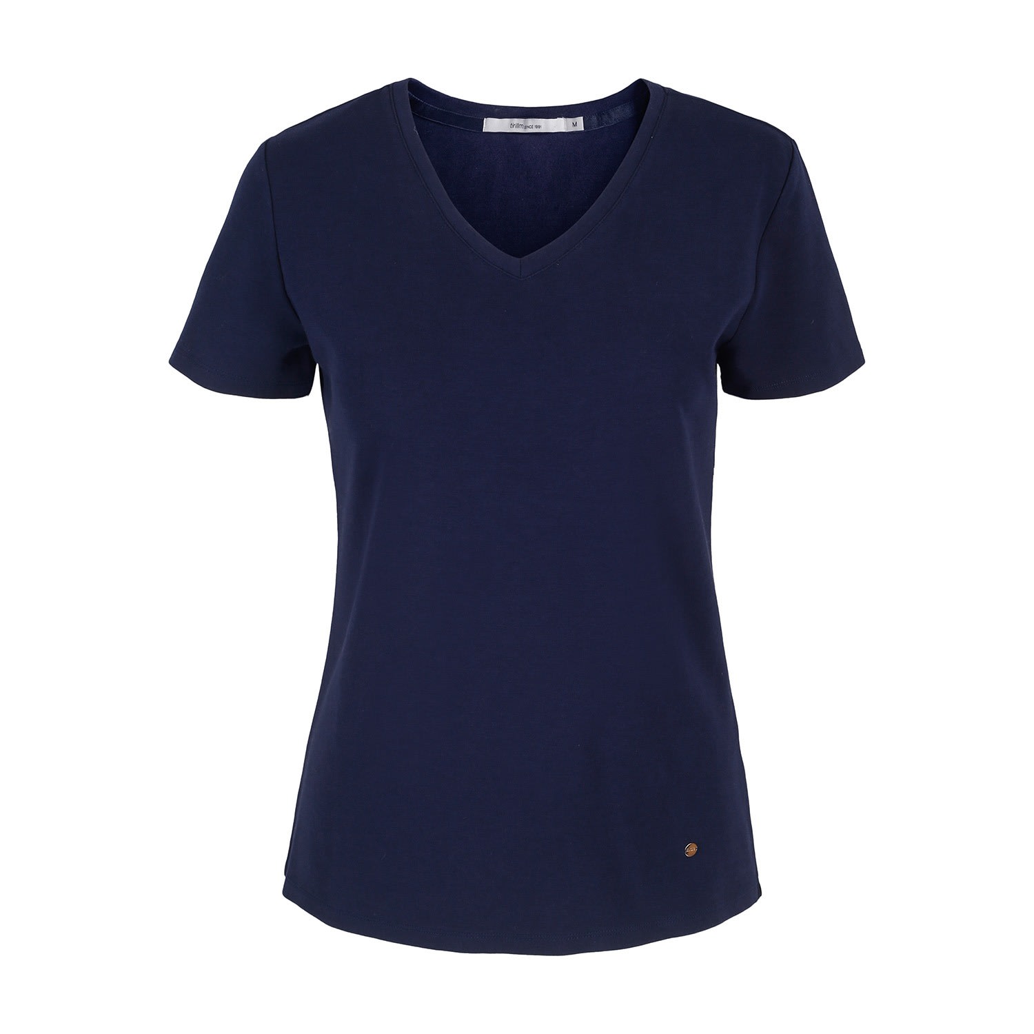 Tirillm Women's Star V-neck T-shirt - Blue In Blue