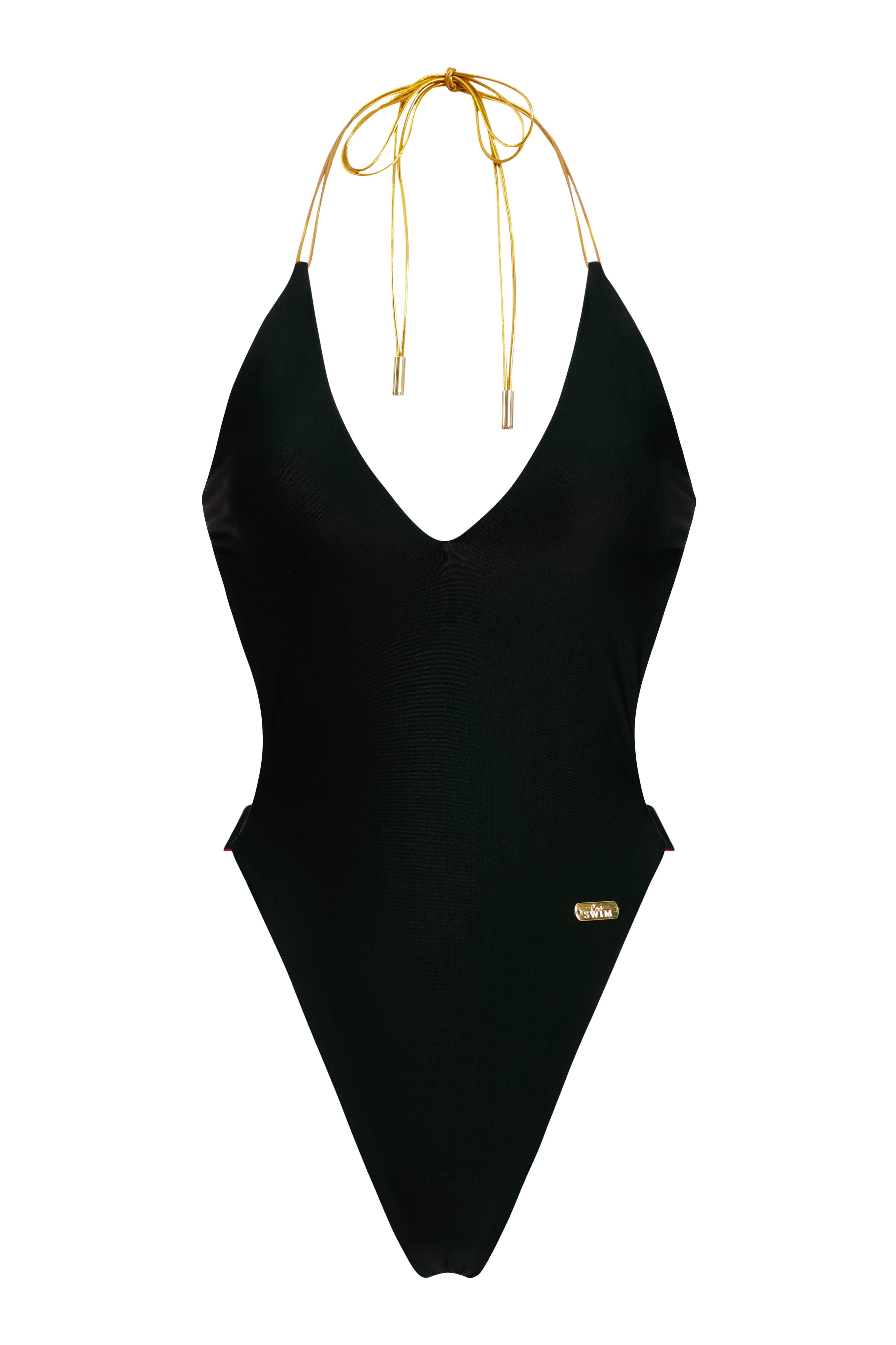 Onyx & Scarlet Reversible Monokini | Capri Swim™ | Wolf & Badger