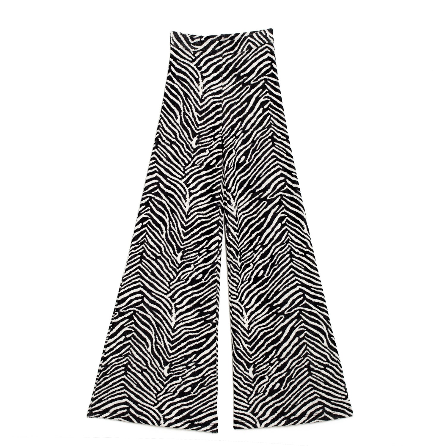 High Waist Jacquard Pants by gaffer&fluf