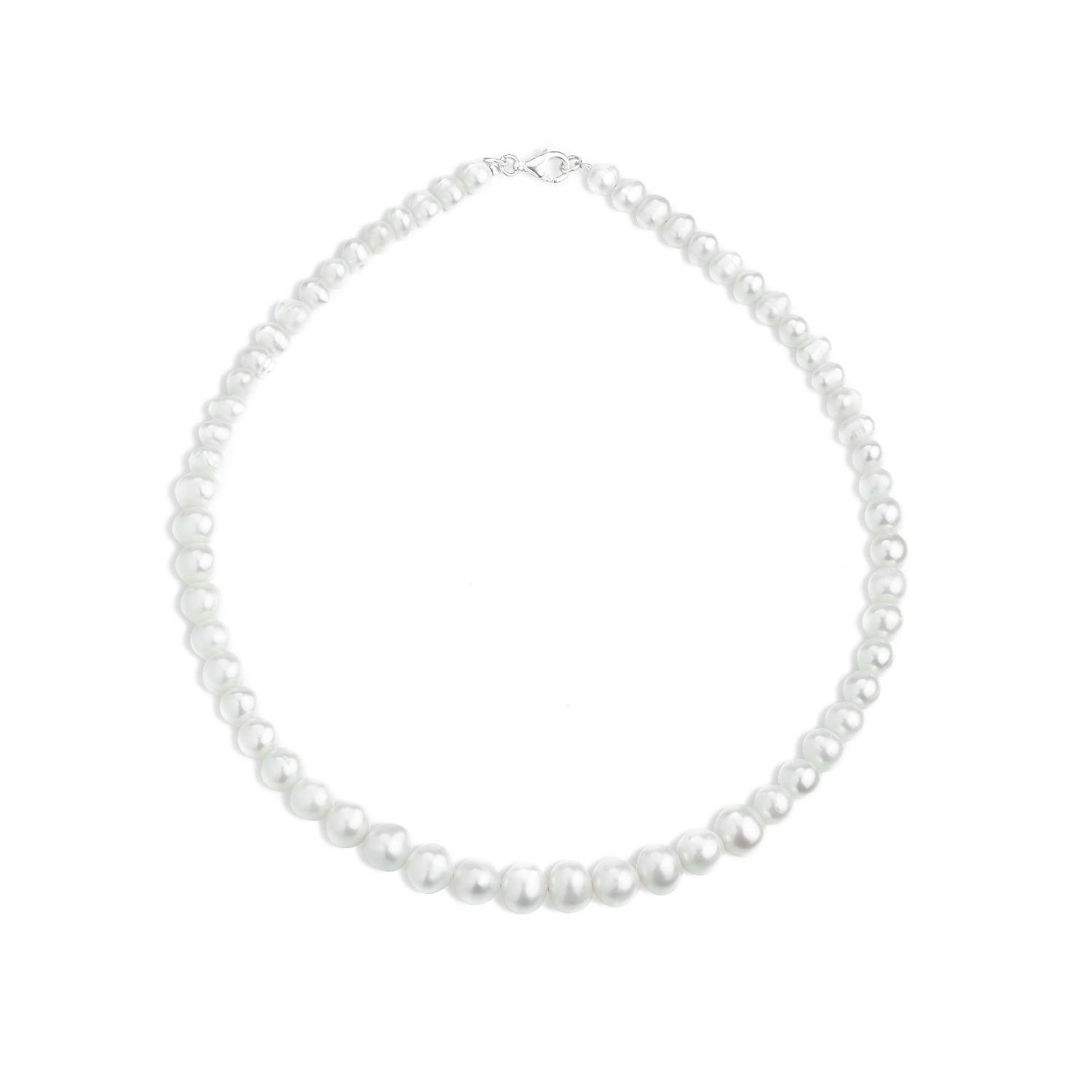 Women’s White Gaia Freshwater Pearl Necklace Nakula Jewelry