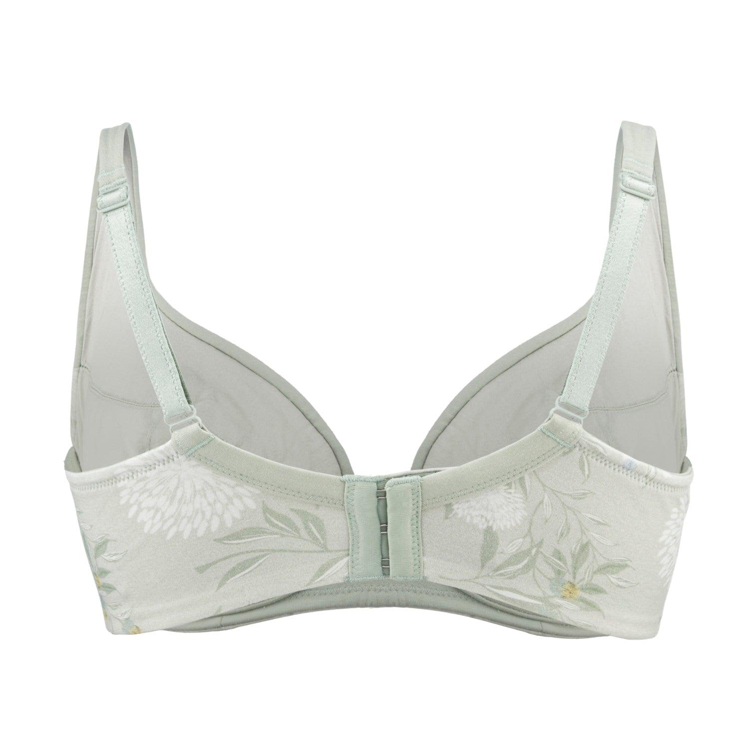 Morpho - Silk & Organic Cotton Supportive Plunge Bra In White, Juliemay  Lingerie