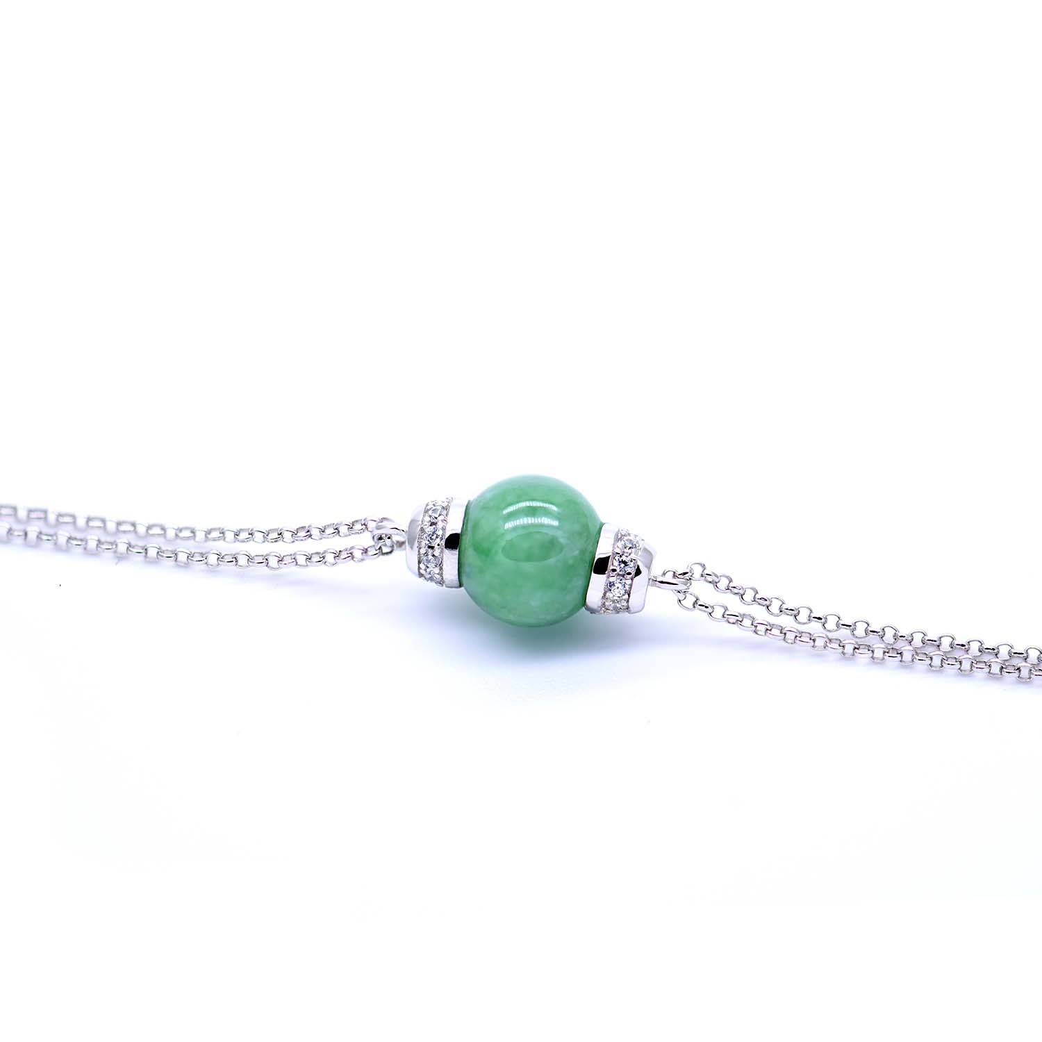 Women’s Apple Green Jade Bracelet Jadeite Atelier