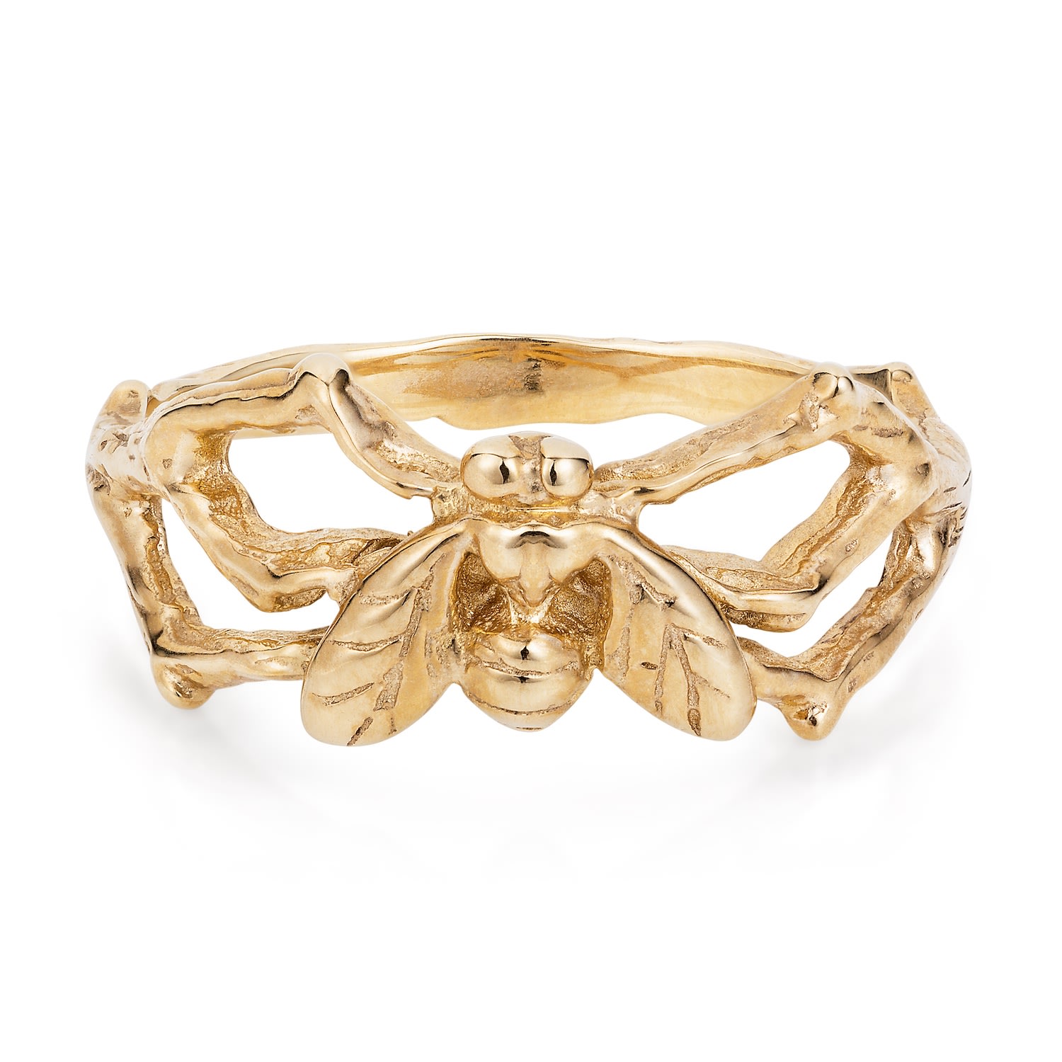 Women’s Solid Gold Little Fly Ring Yasmin Everley Jewellery