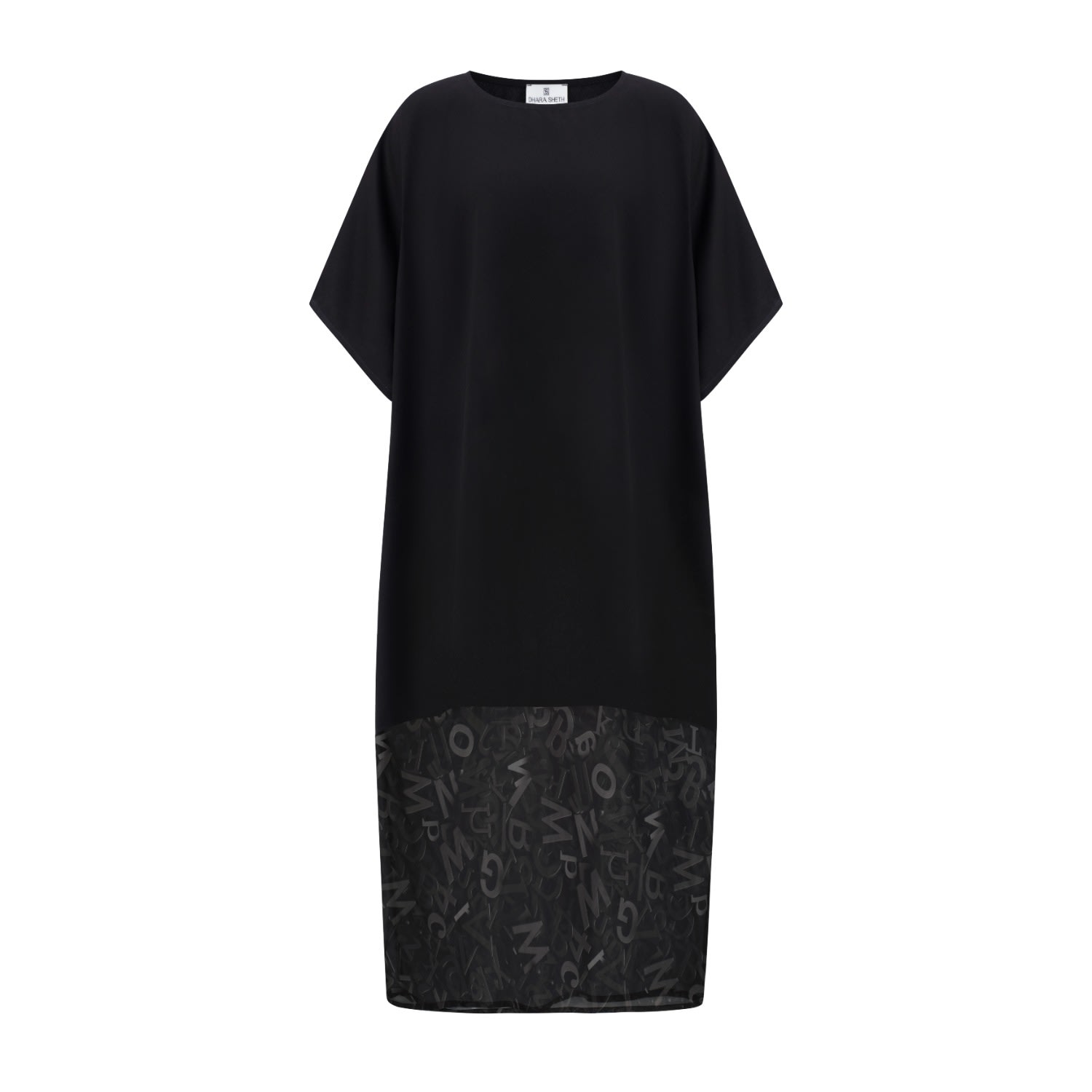 Women’s Abc Black Kaftan Dress - Black Small Dhara Sheth Dubai