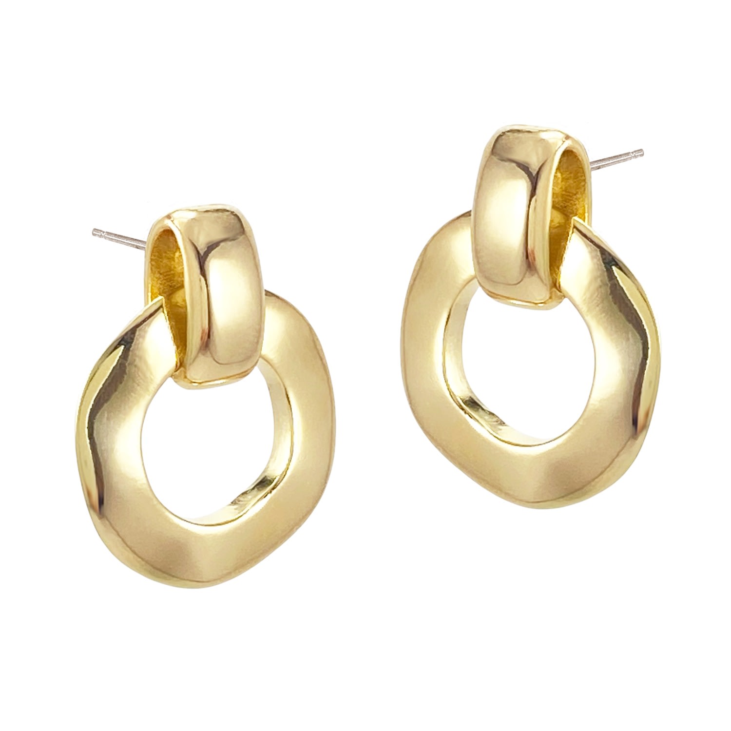 Women’s Aya Studs Gold Biko