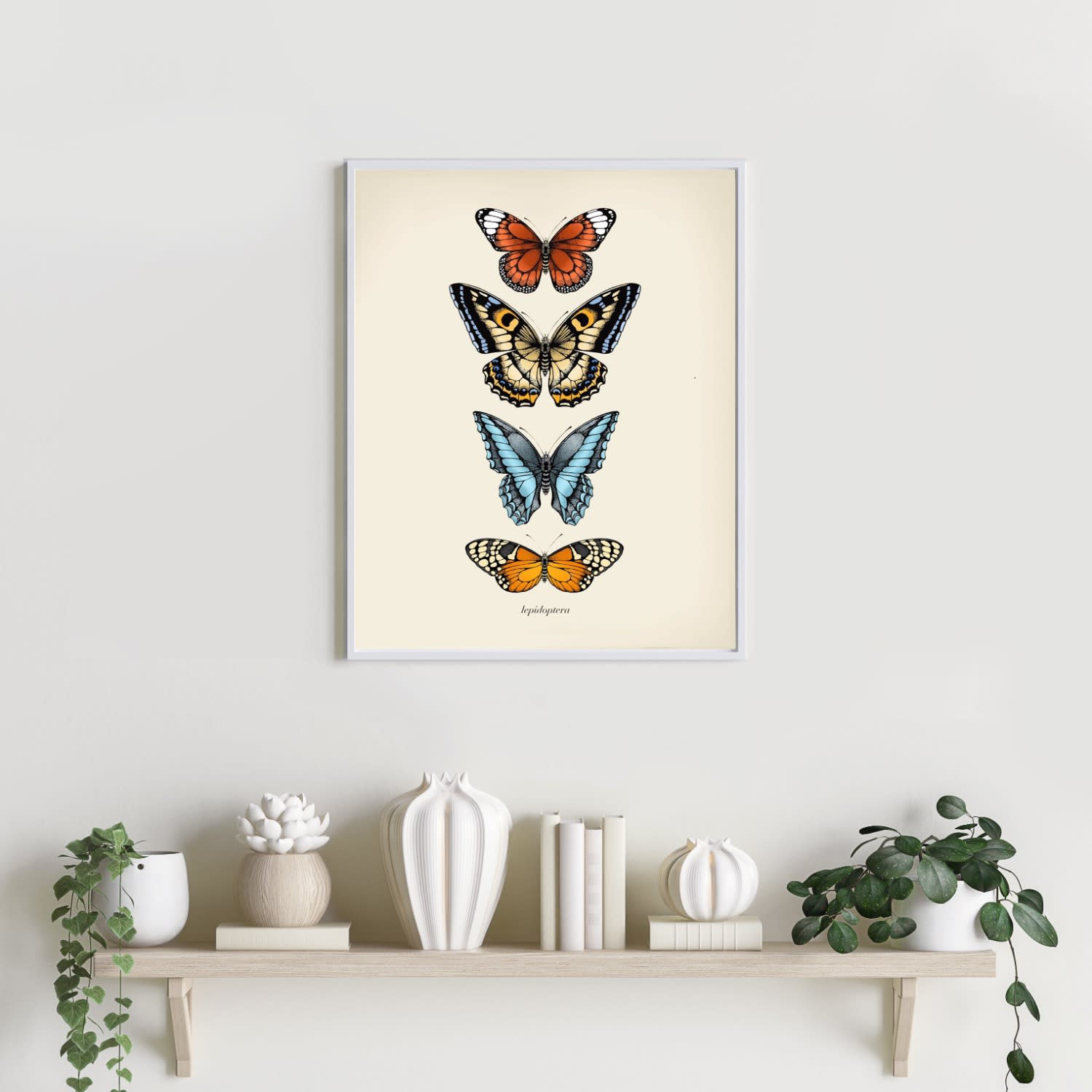 'Antique Tropical Butterflies Iii' Fine Art Print A3 | Emily Carter ...