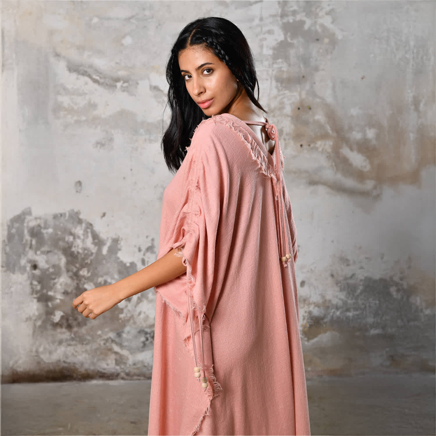 strapless open back dress Delightful Caftan main image 0