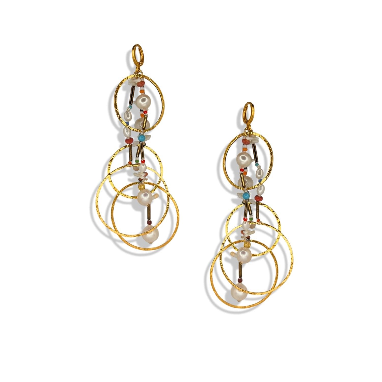 Jaredjamin Women's Gold Lindy Dream Catcher Dangle Earrings In Gold