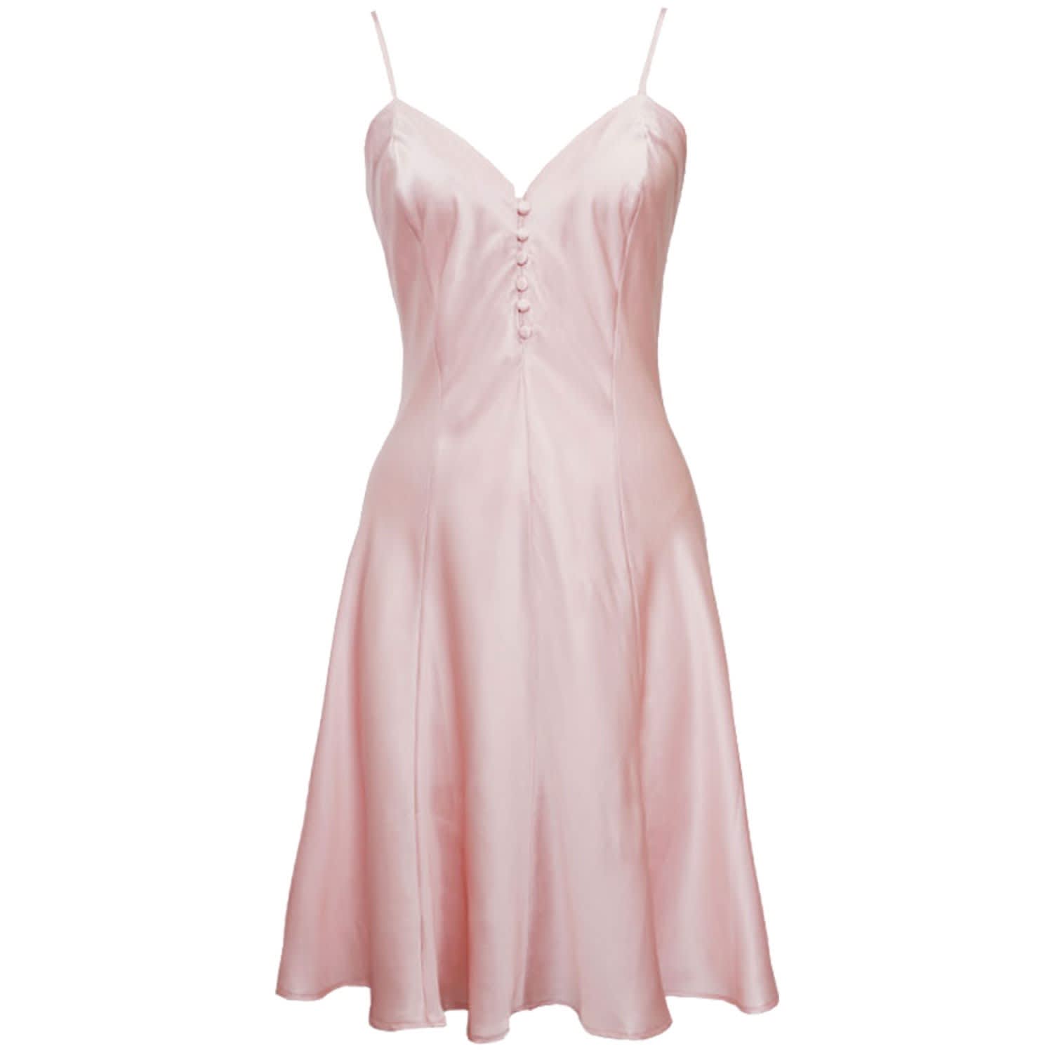 silk chemise dress