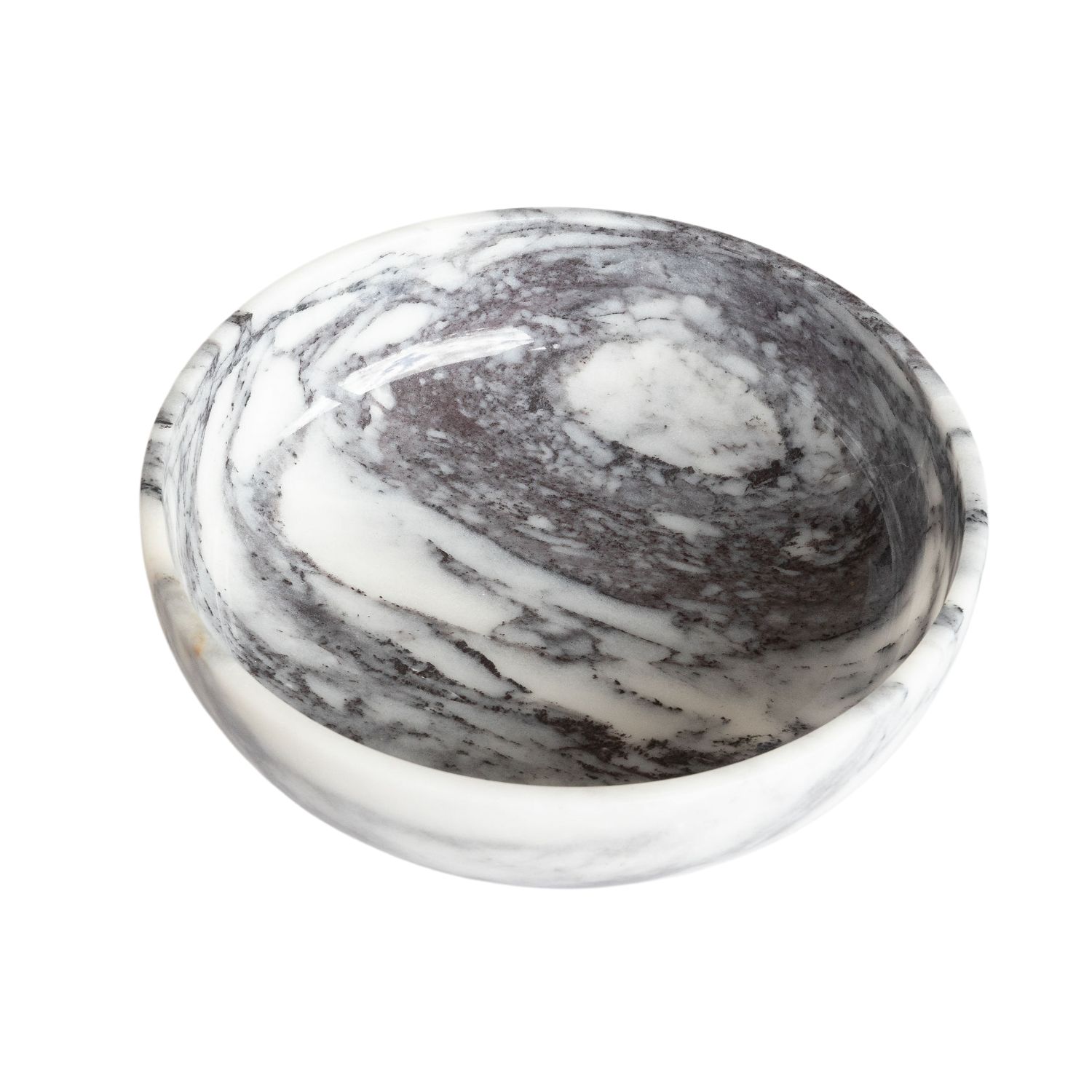 Black / White Levi Marble Bowl One Size Urban Society Studio