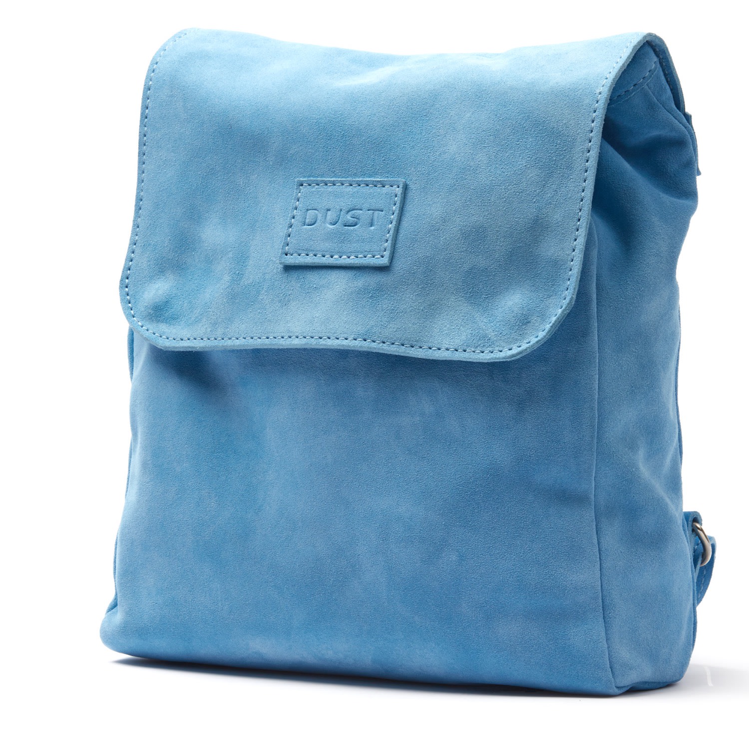 Women’s Leather Backpack Light Blue Upper West Side Collection The Dust Company