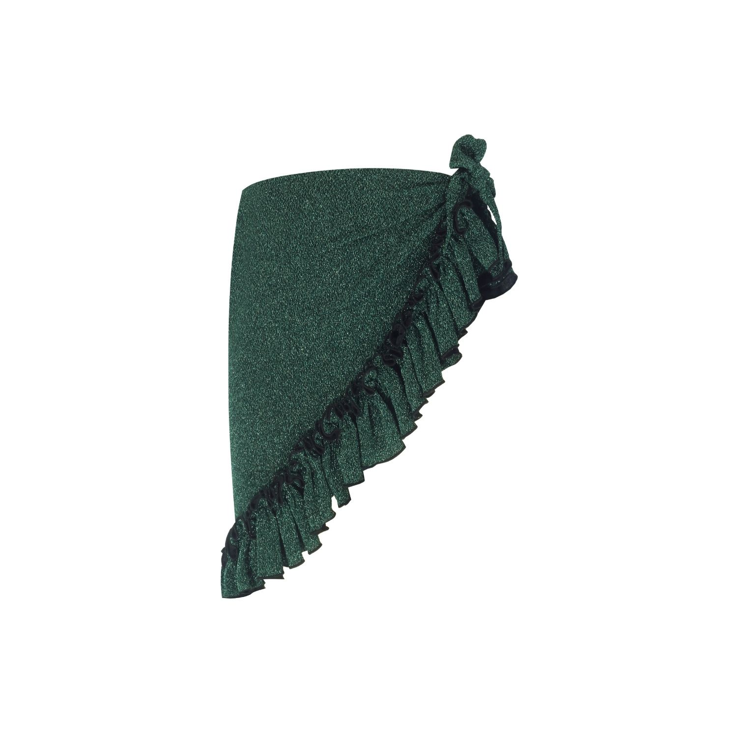 Nur Karaata Women's Lily Sparkle Green Skirt In Green