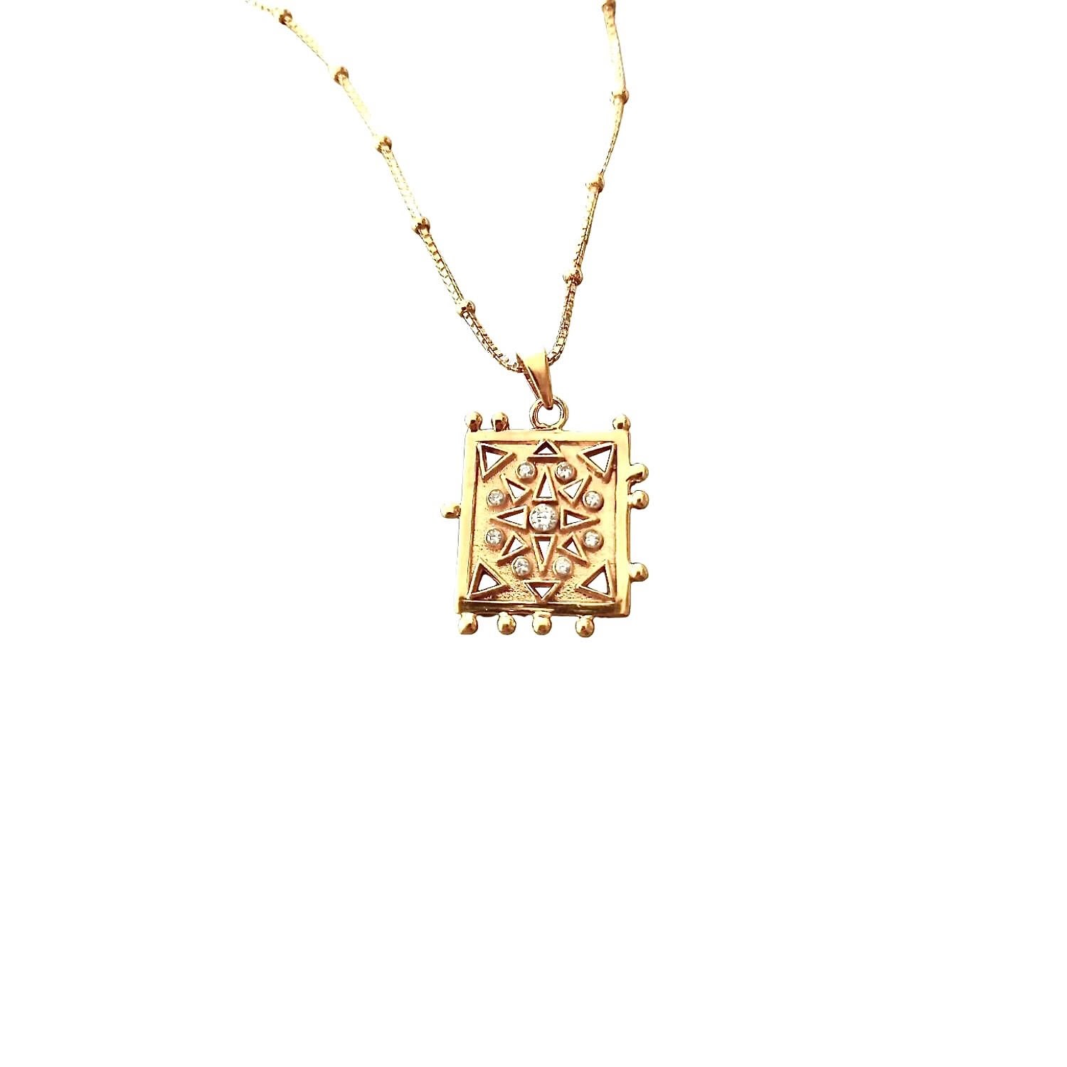 Women’s Udaipur Star Talisman Necklace - Gold Vermeil & Clear Quartz Rize