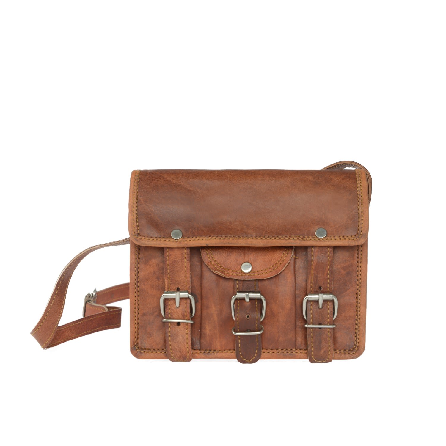 Women’s Brown Vida Vintage Mini Mini Leather Satchel Vida Vida