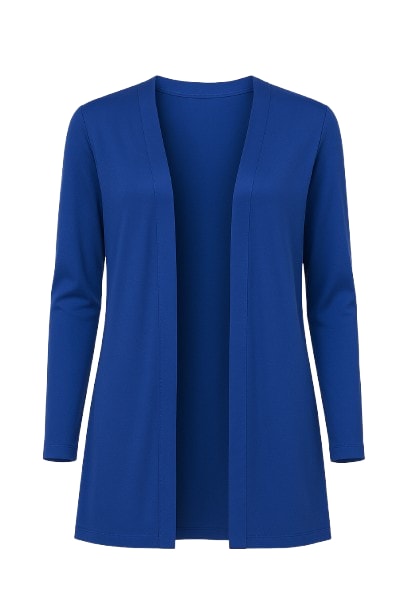Conquista Women's Blue Sheer Detail Cardigan In Blue