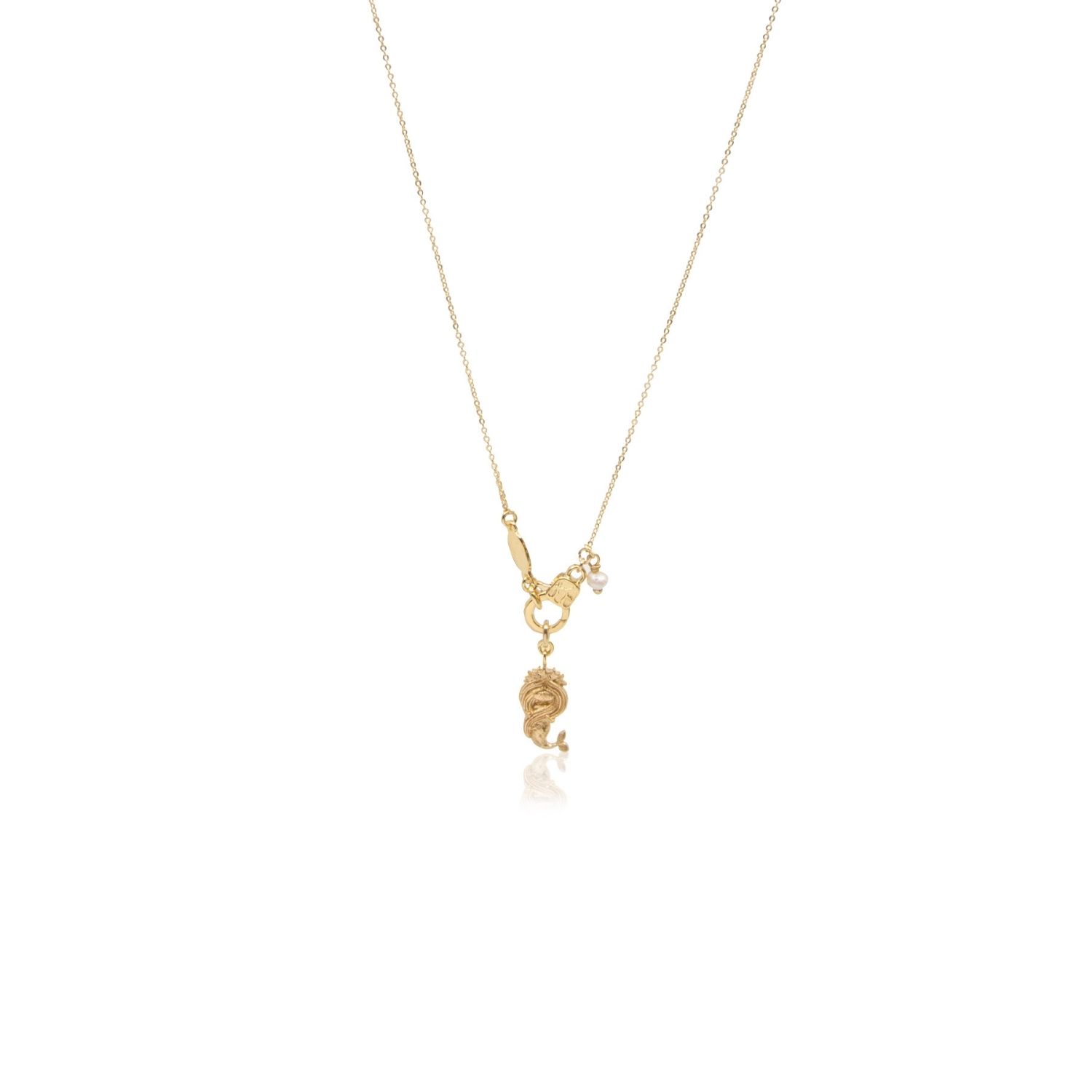Atelier Petites Pierres Women's Gold / Rose Gold Ariel - Mermaid Necklace