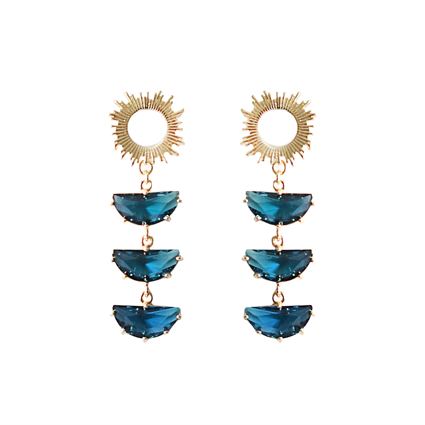 Women’s Supernova Studs - Sapphire Adriana Pappas Designs