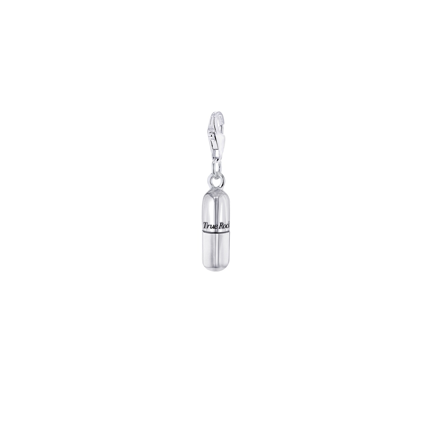 Men’s Mini Pill Charm Sterling Silver True Rocks